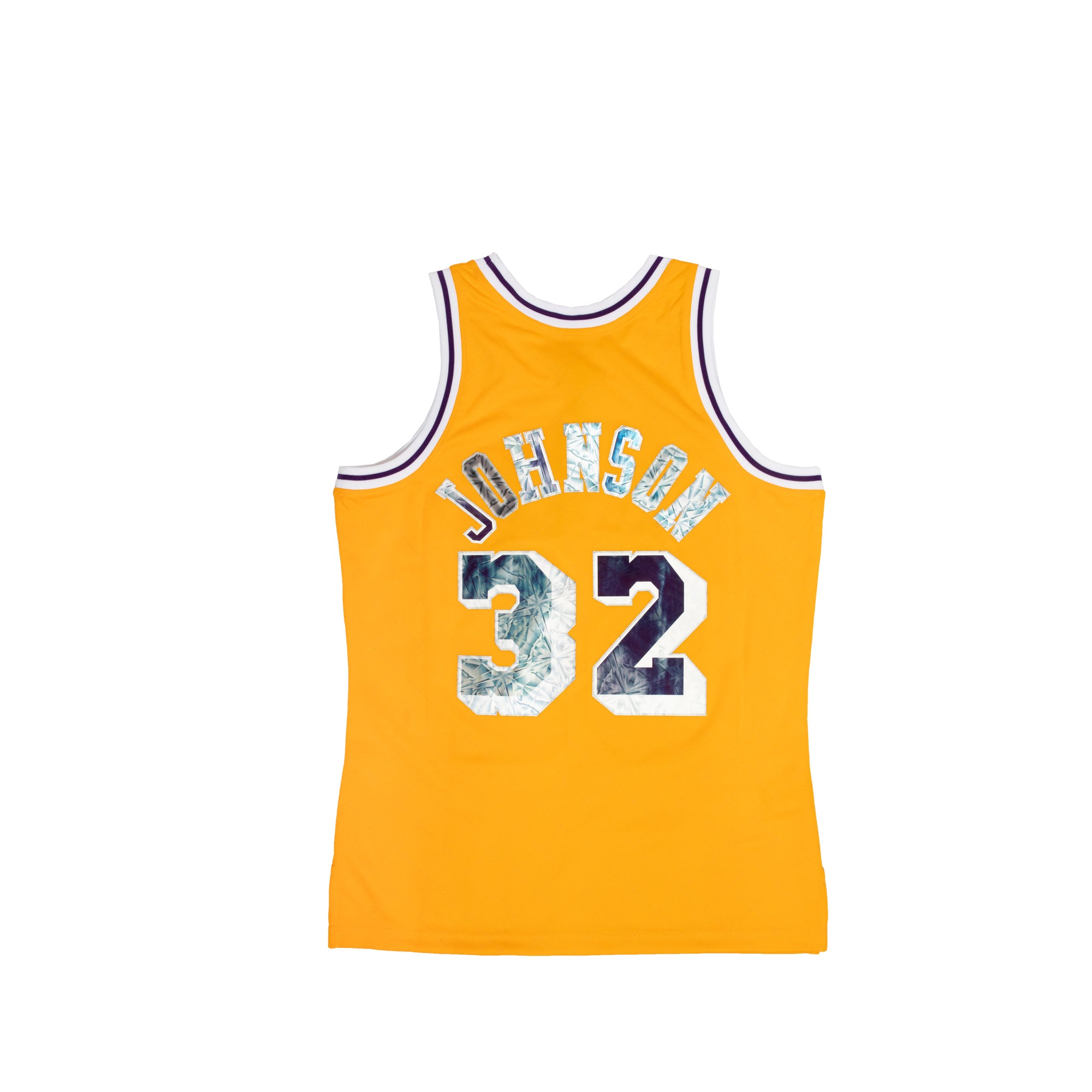 Mitchell & Ness Mens Magic Johnson 75th Anniversary Los Angeles Lakers Swingman Jersey