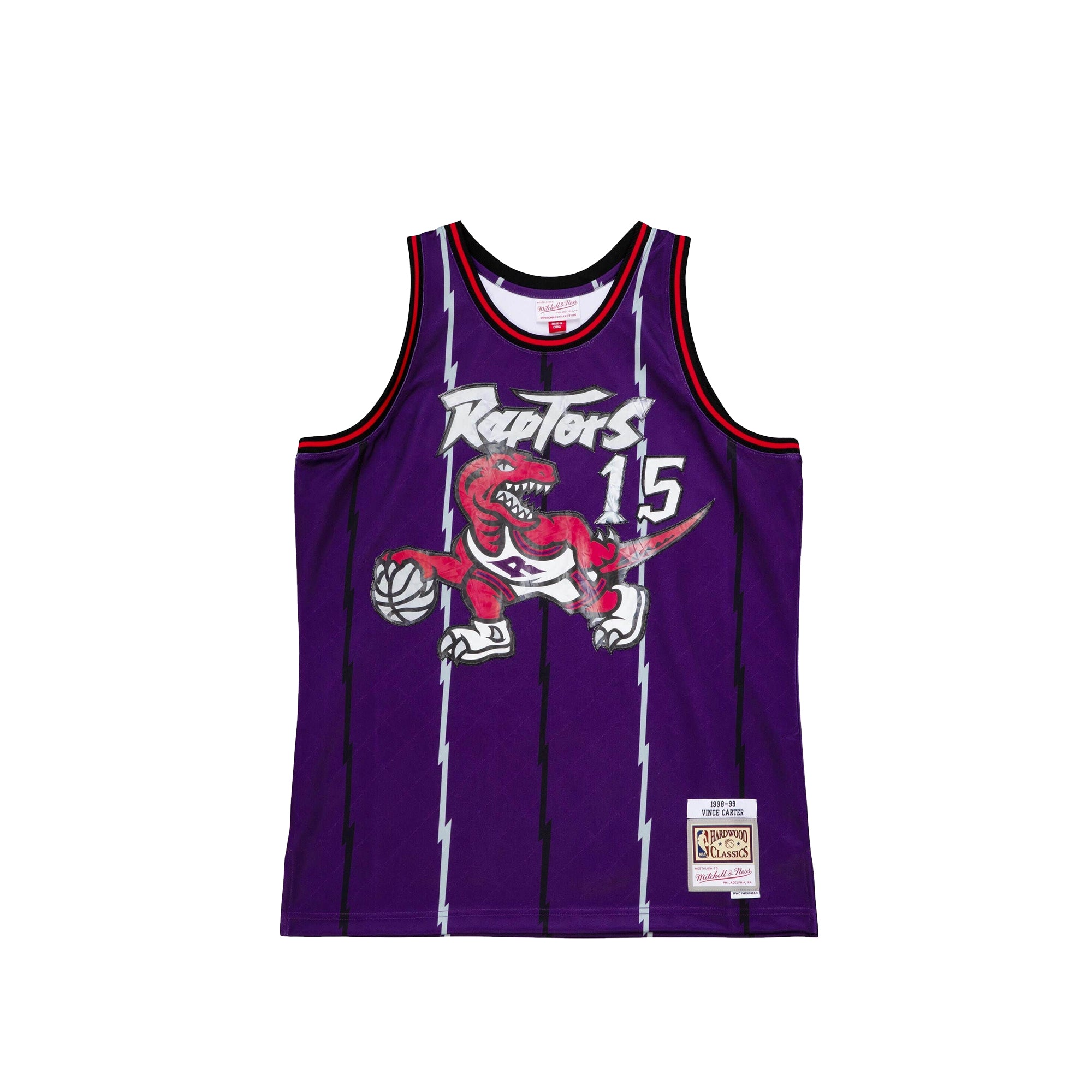 Mitchell & Ness Mens Vince Carter 75th Anniversary Toronto Raptors Swingman Jersey