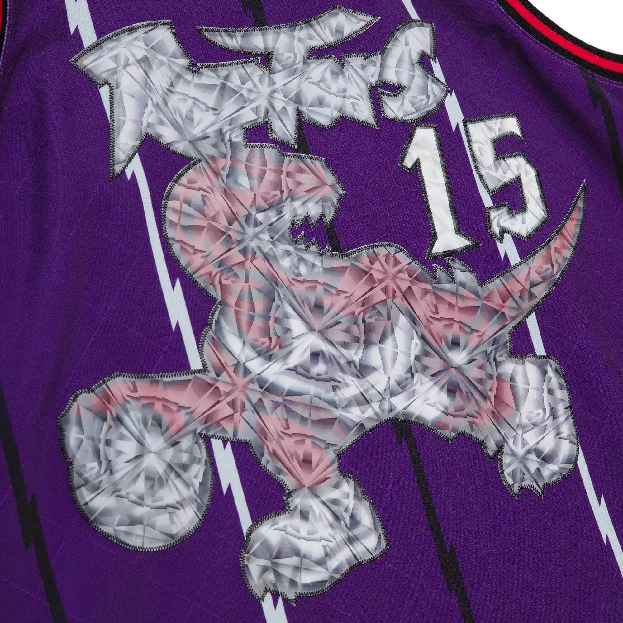 Mitchell & Ness Mens Vince Carter 75th Anniversary Toronto Raptors Swingman Jersey