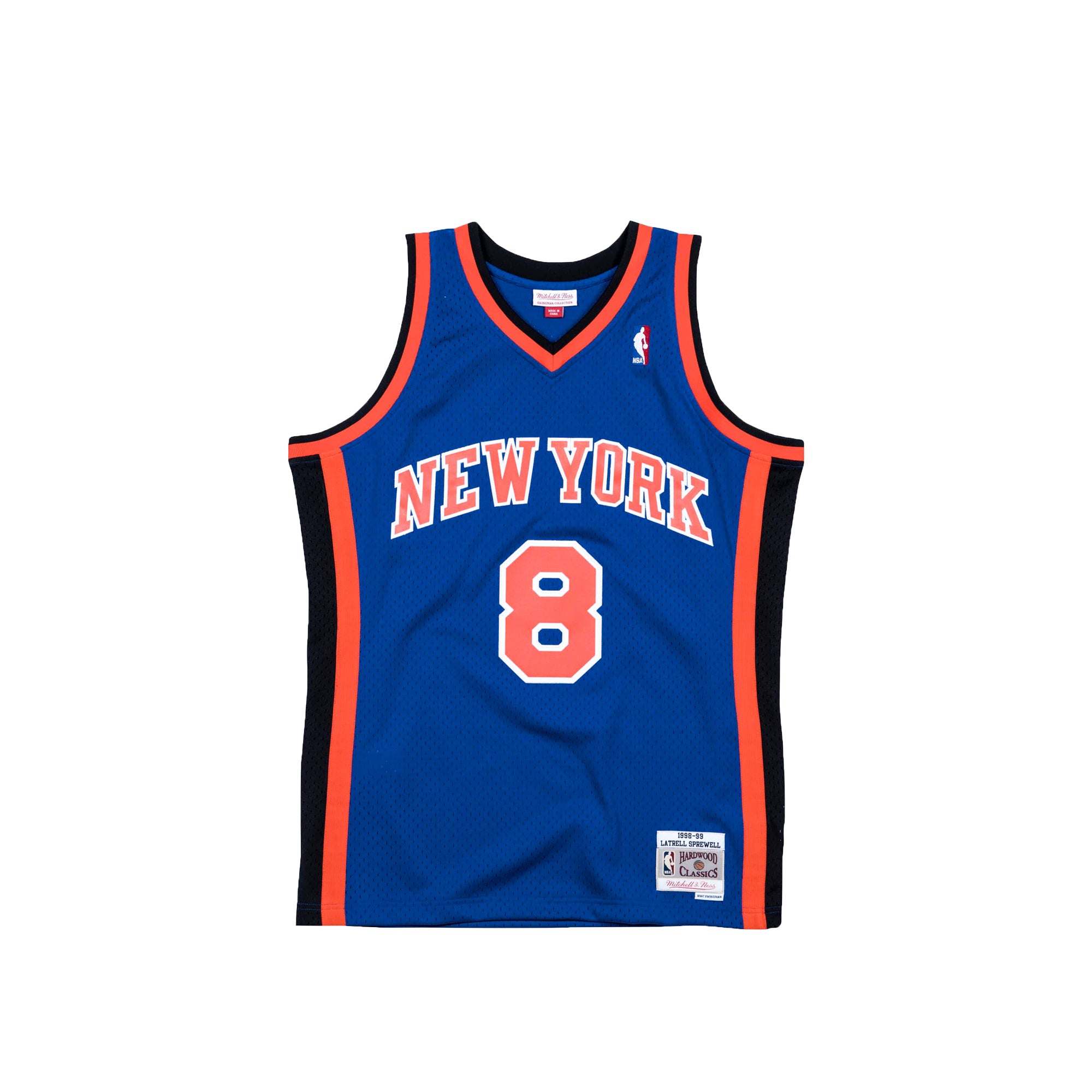 Mitchell & Ness Mens NBA New York Knicks '98 'Latrell Sprewell' Swingman Jersey