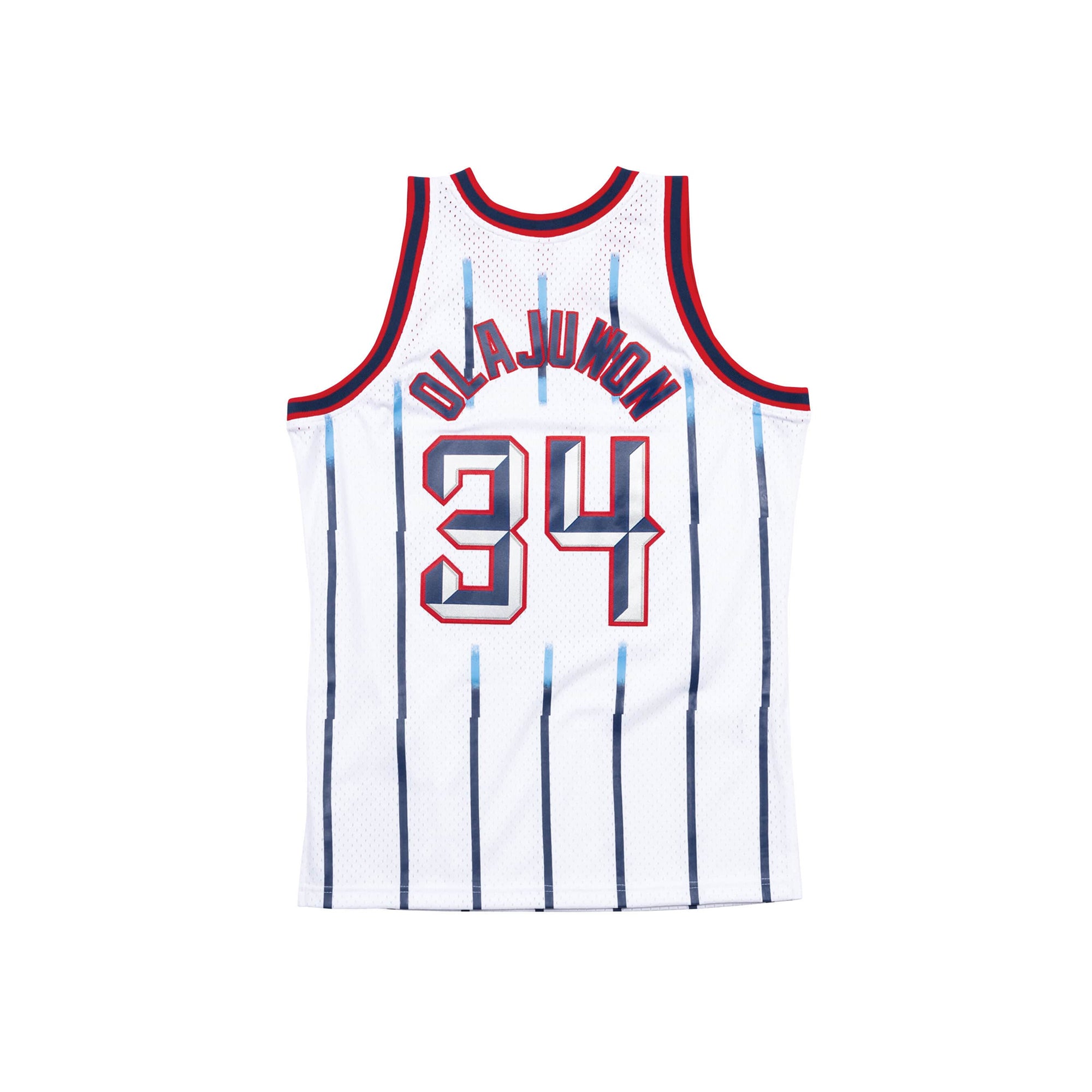 Mitchell & Ness Mens Hakeem Olajuwon Houston Rockets Swingman Jersey White