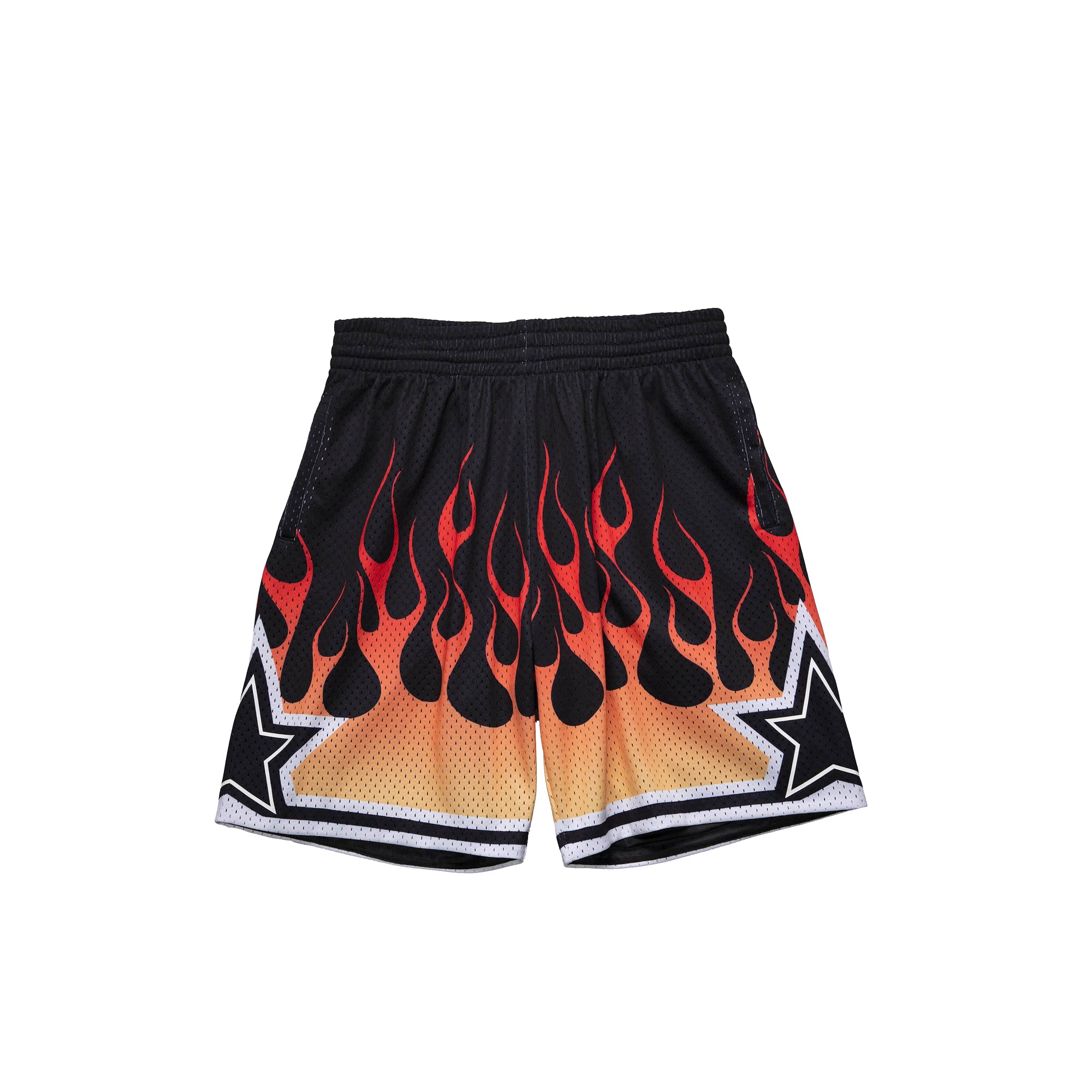 Mitchell & Ness NBA Flames Magic 94 'Black' Swingman Shorts