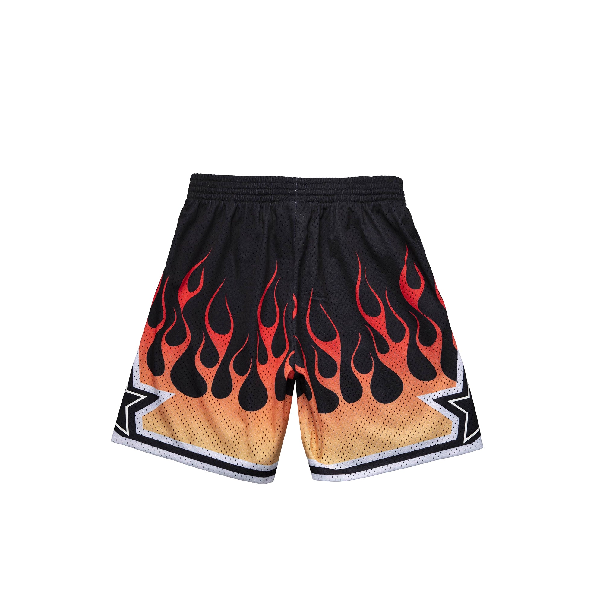 Mitchell & Ness NBA Flames Magic 94 'Black' Swingman Shorts