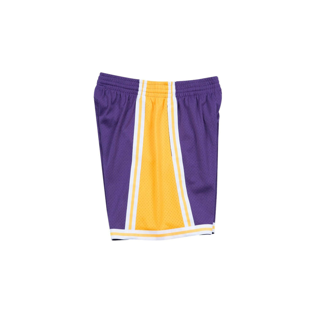 Shop Mitchell & Ness Los Angeles Lakers Swingman Shorts SMSHGS18235LAL-PUR  purple