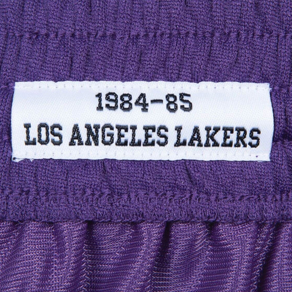 Shop Mitchell & Ness Los Angeles Lakers Swingman Shorts SMSHGS18235LAL-PUR  purple