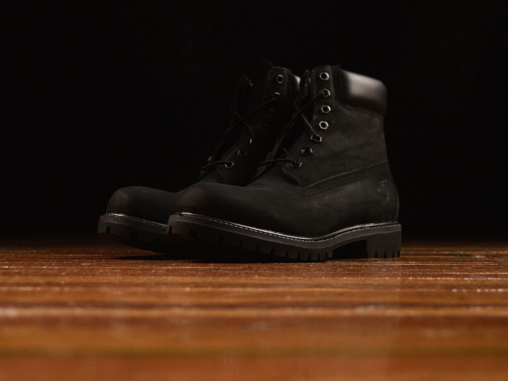 Timberland Mens Premium 6" Black Boots