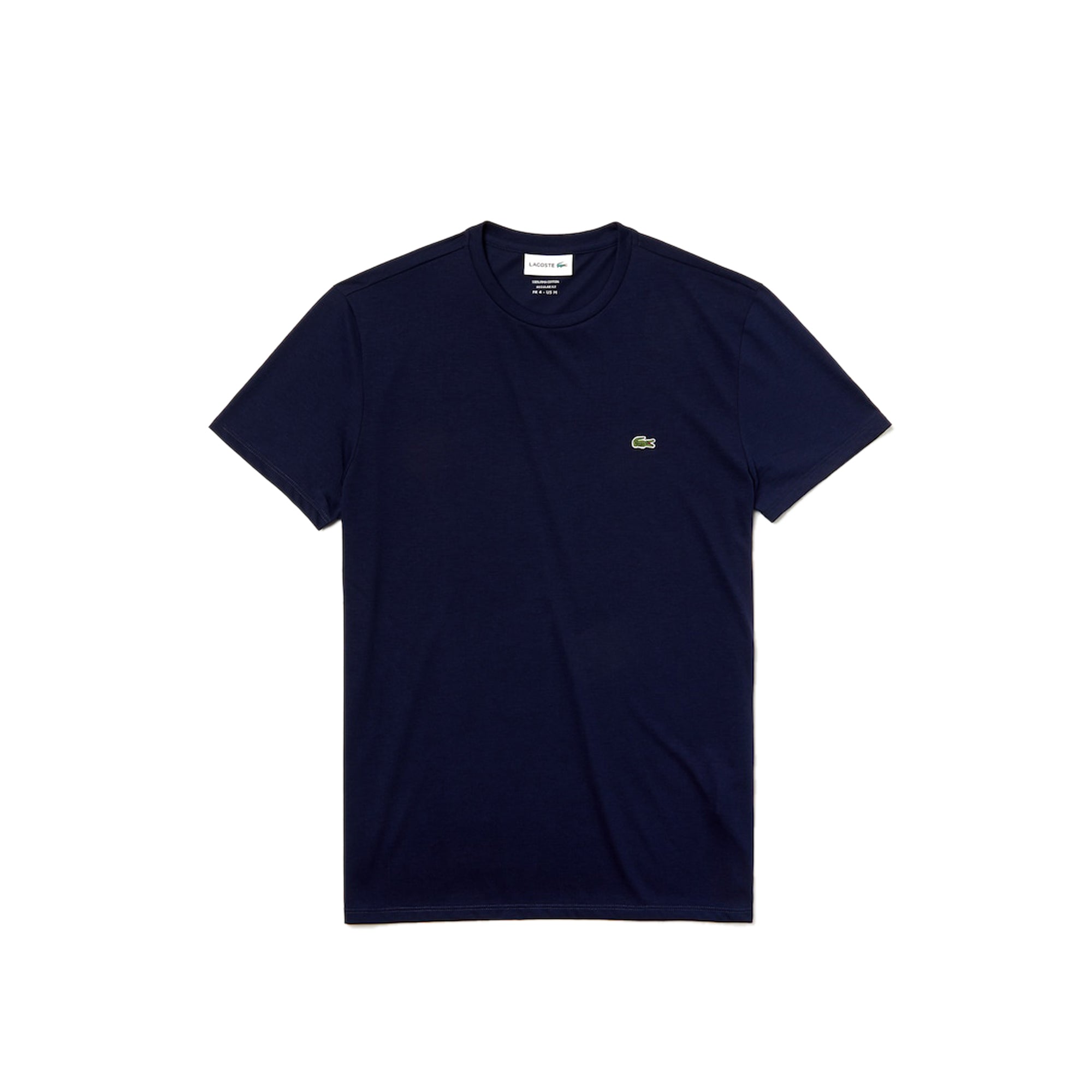 Lacoste Mens Crew Neck Pima Cotton Jersey SS Tee