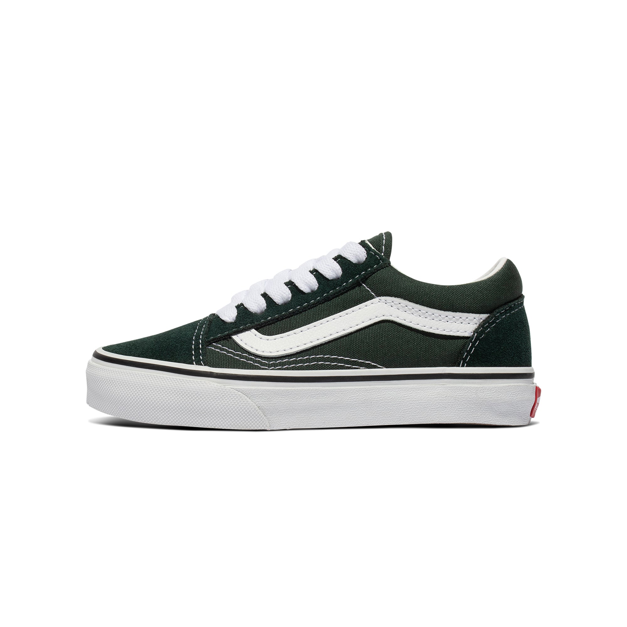 vans old school kids white