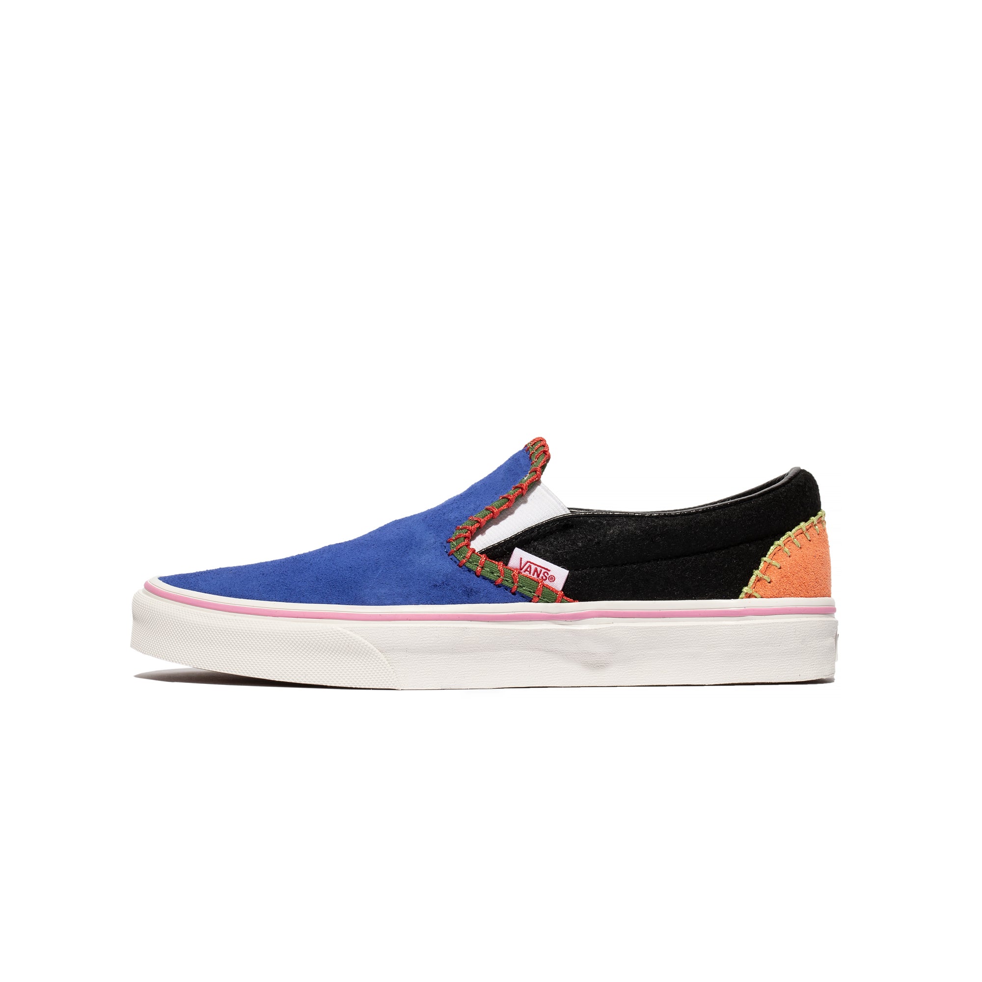 Orange and purple vans fashion