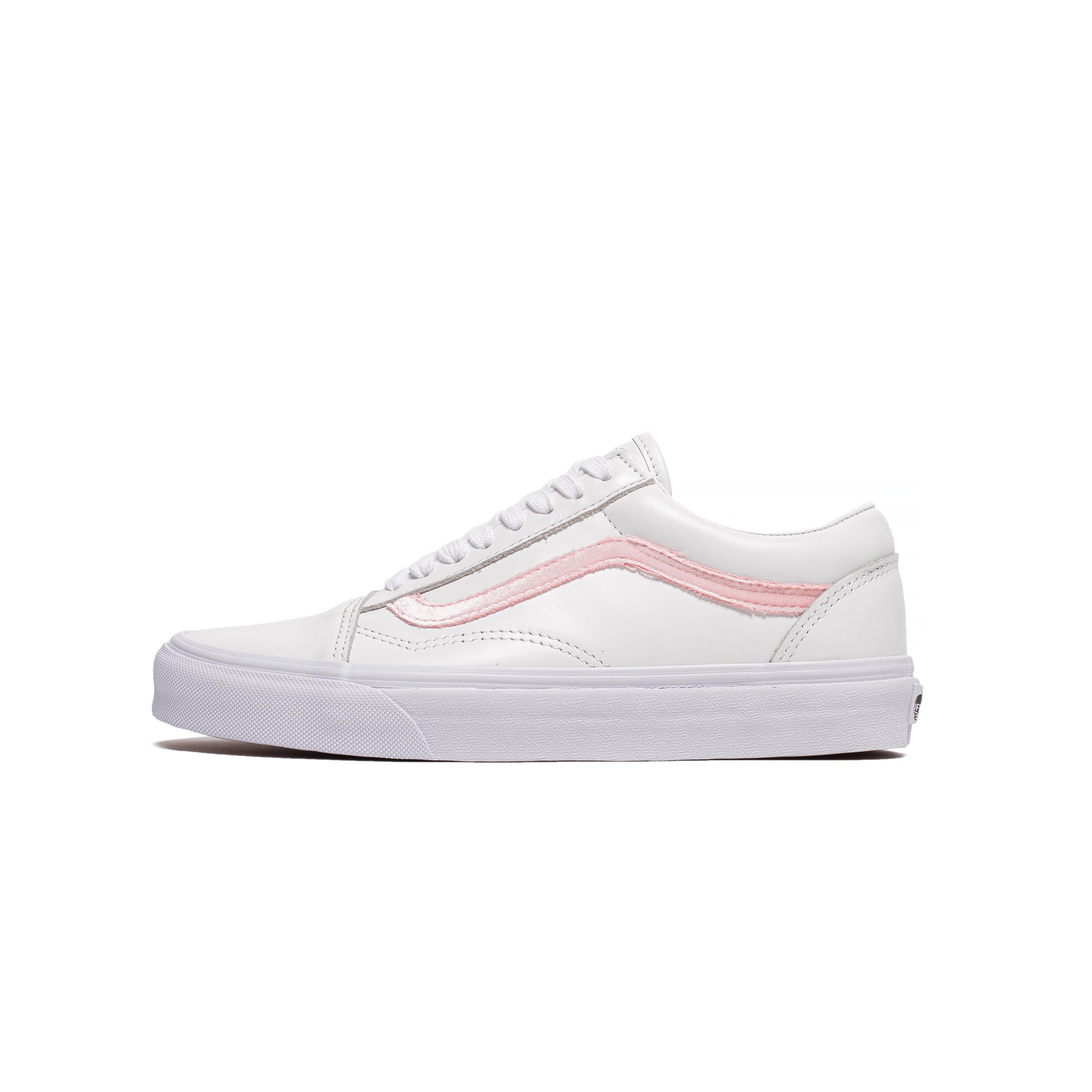 Vans with shops pink stripe