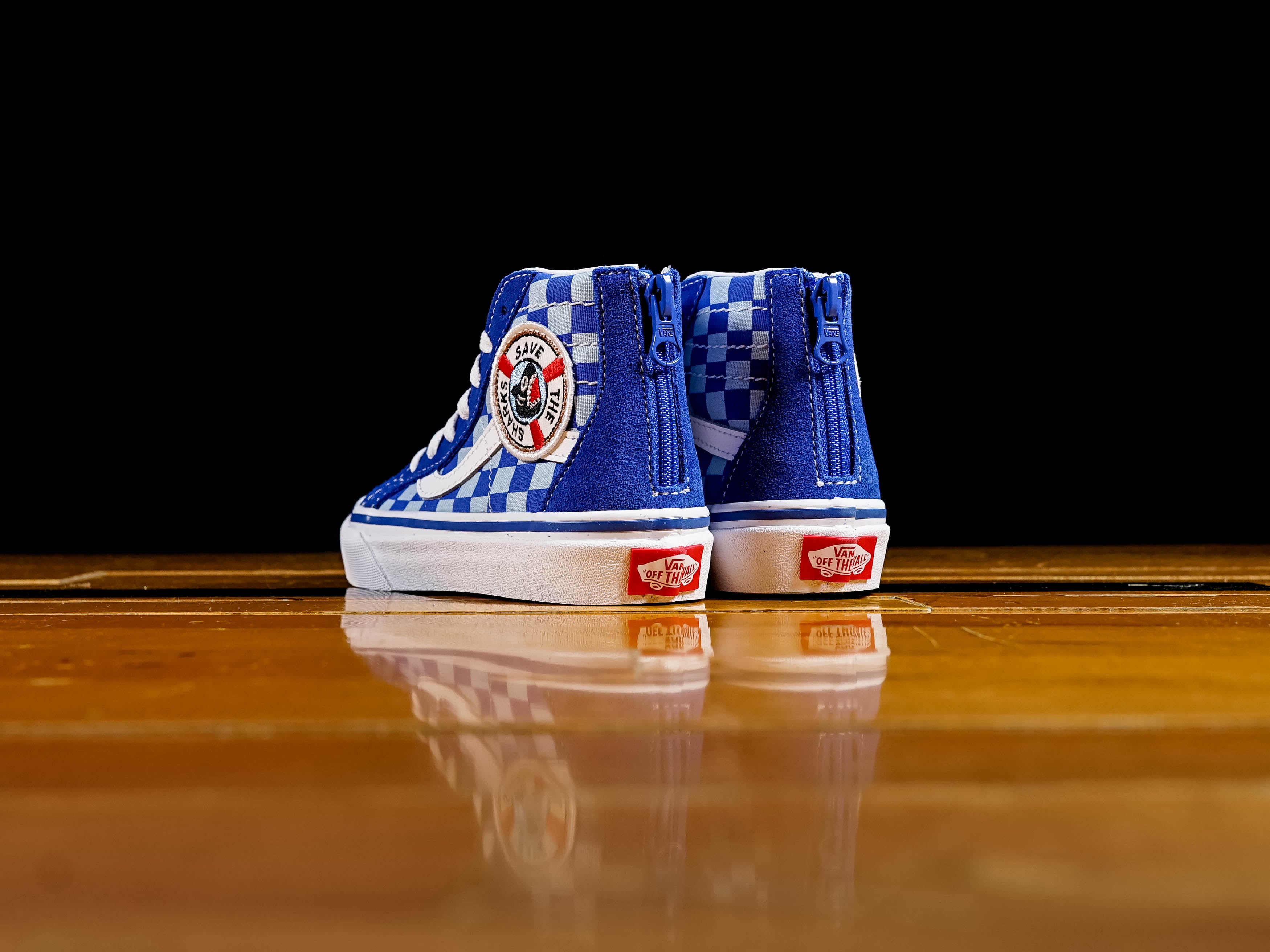 Vans x Shark Week Little Kids SK8-Hi Zip Shoes
