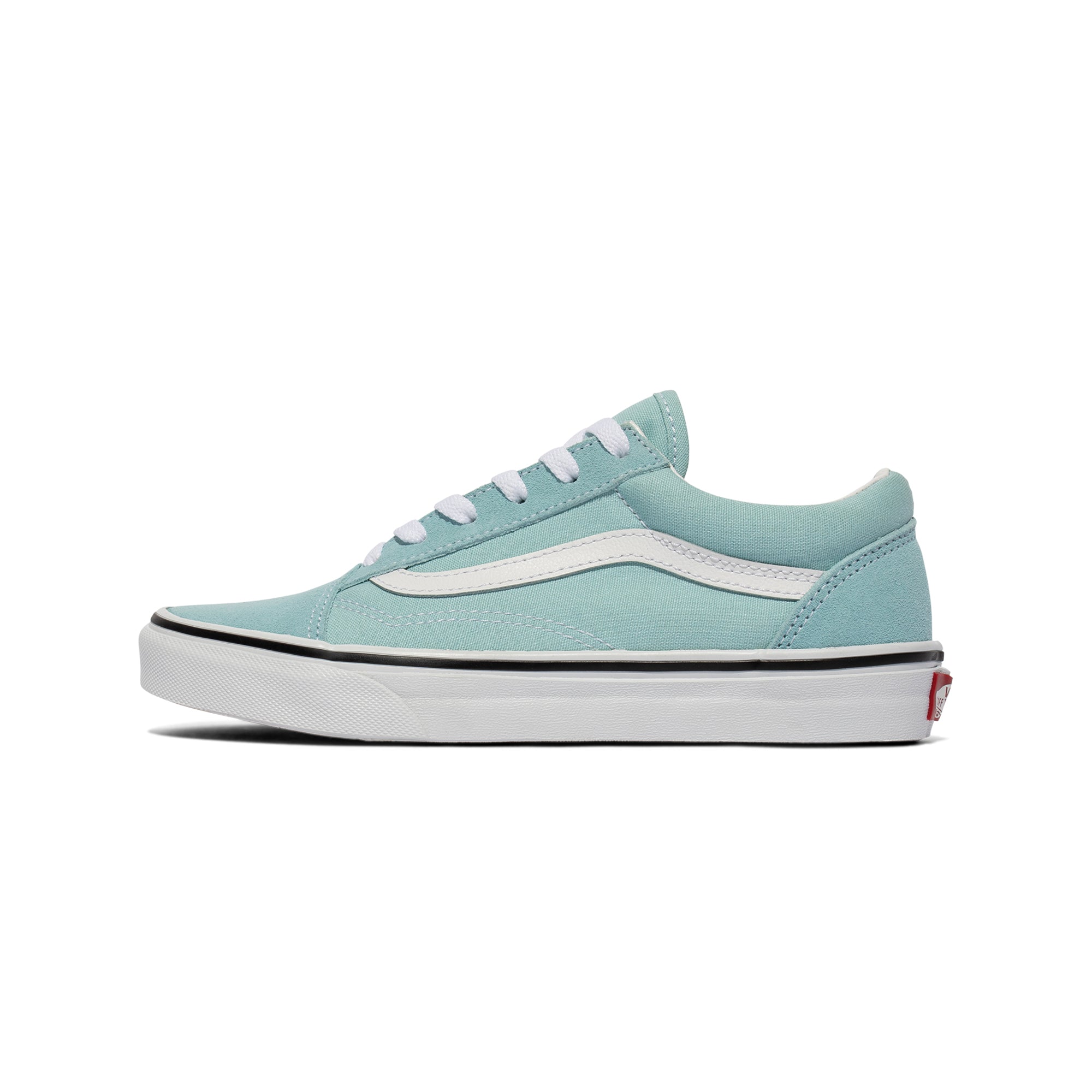 Vans Kids Old Skool Shoes 'Aquatic/True White'