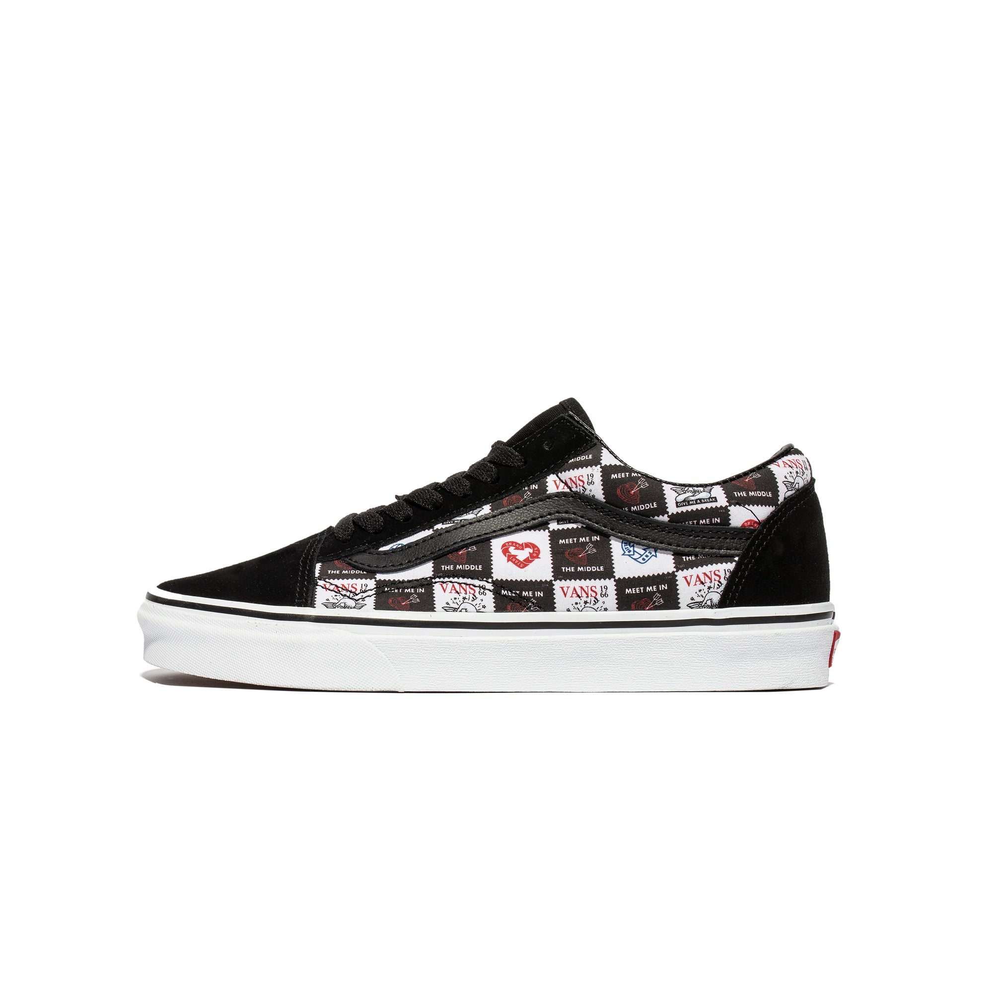 Vans Mens Old Skool Shoes 'Blk/Wht'