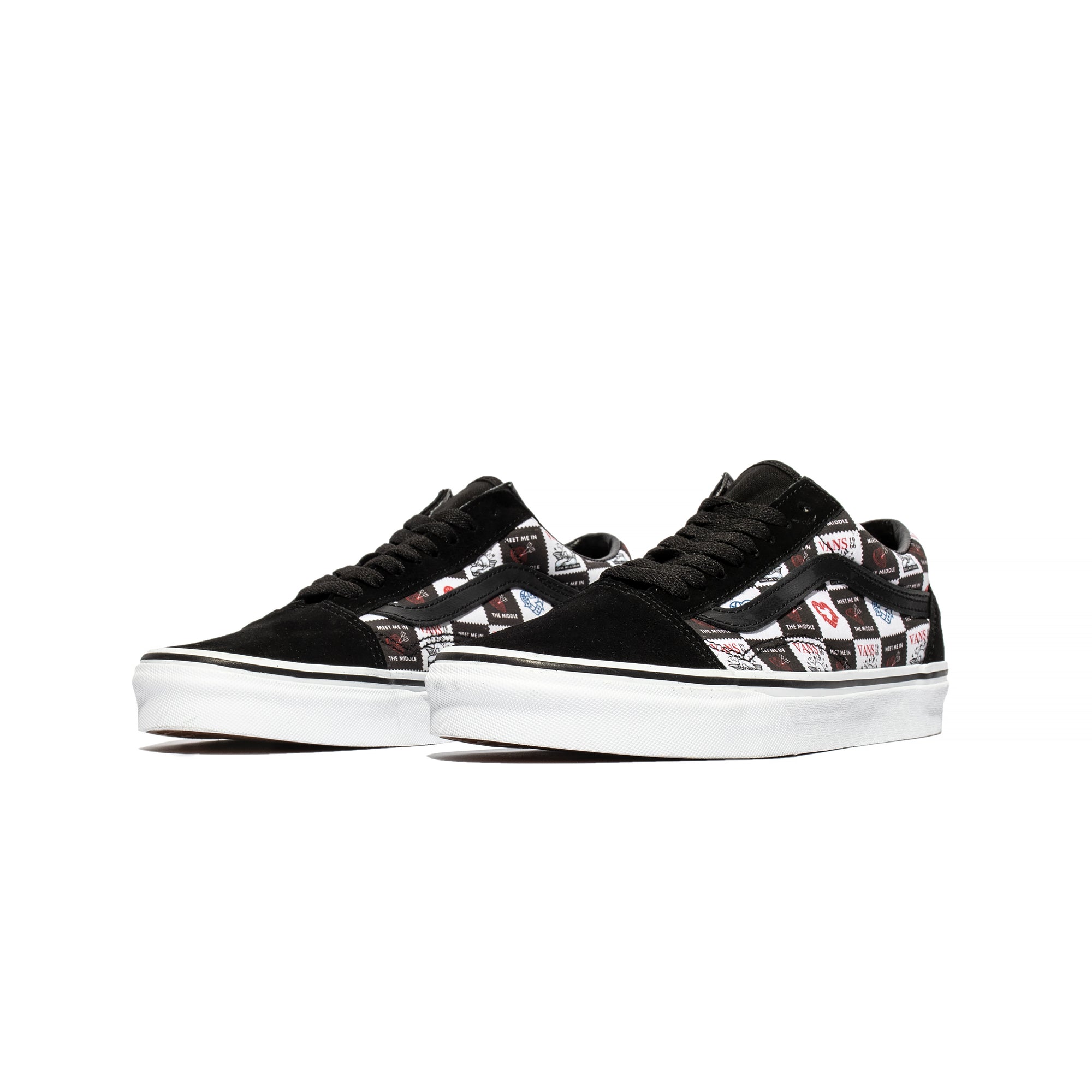 Vans Mens Old Skool Shoes 'Blk/Wht'