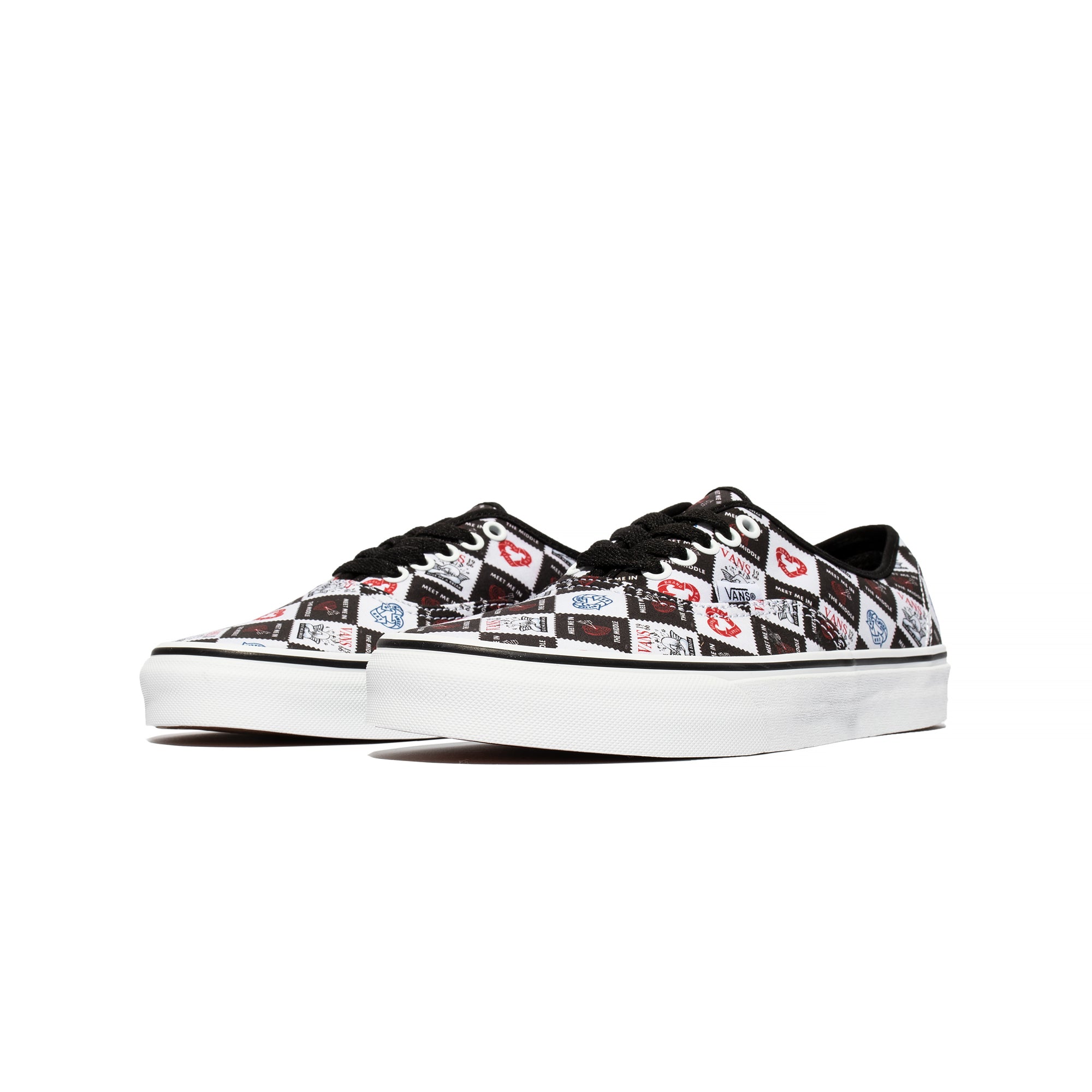 Vans Mens Authentic Shoes 'Blk/Wht'