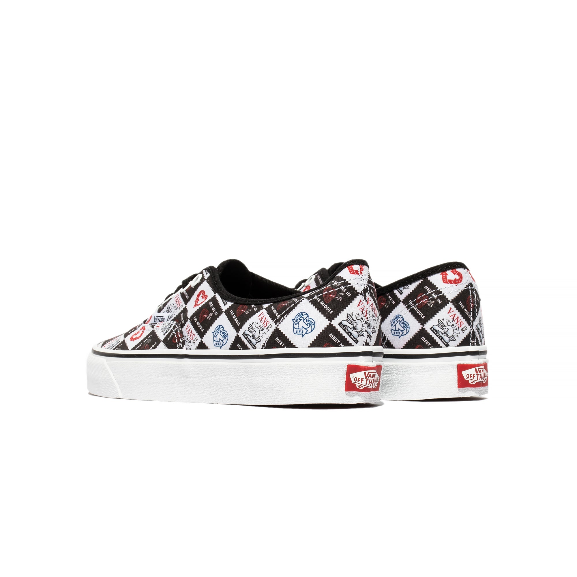 Vans Mens Authentic Shoes 'Blk/Wht'