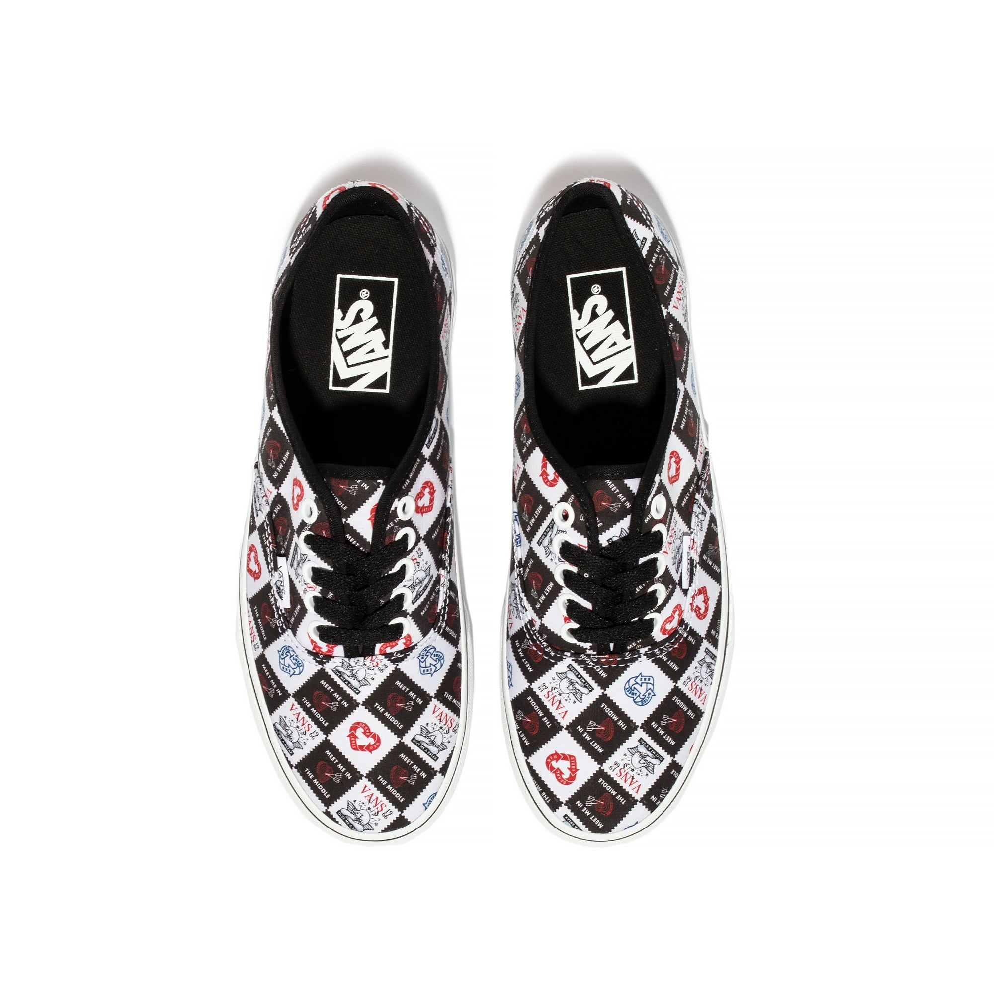 Vans Mens Authentic Shoes 'Blk/Wht'