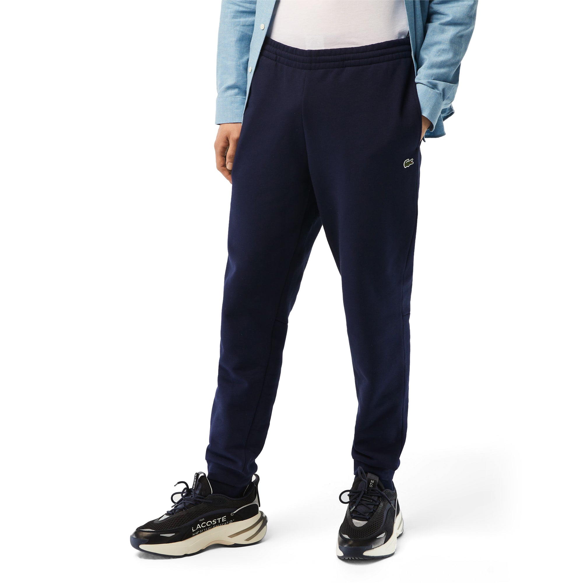 Lacoste Mens Tapered Fit Fleece Trackpants