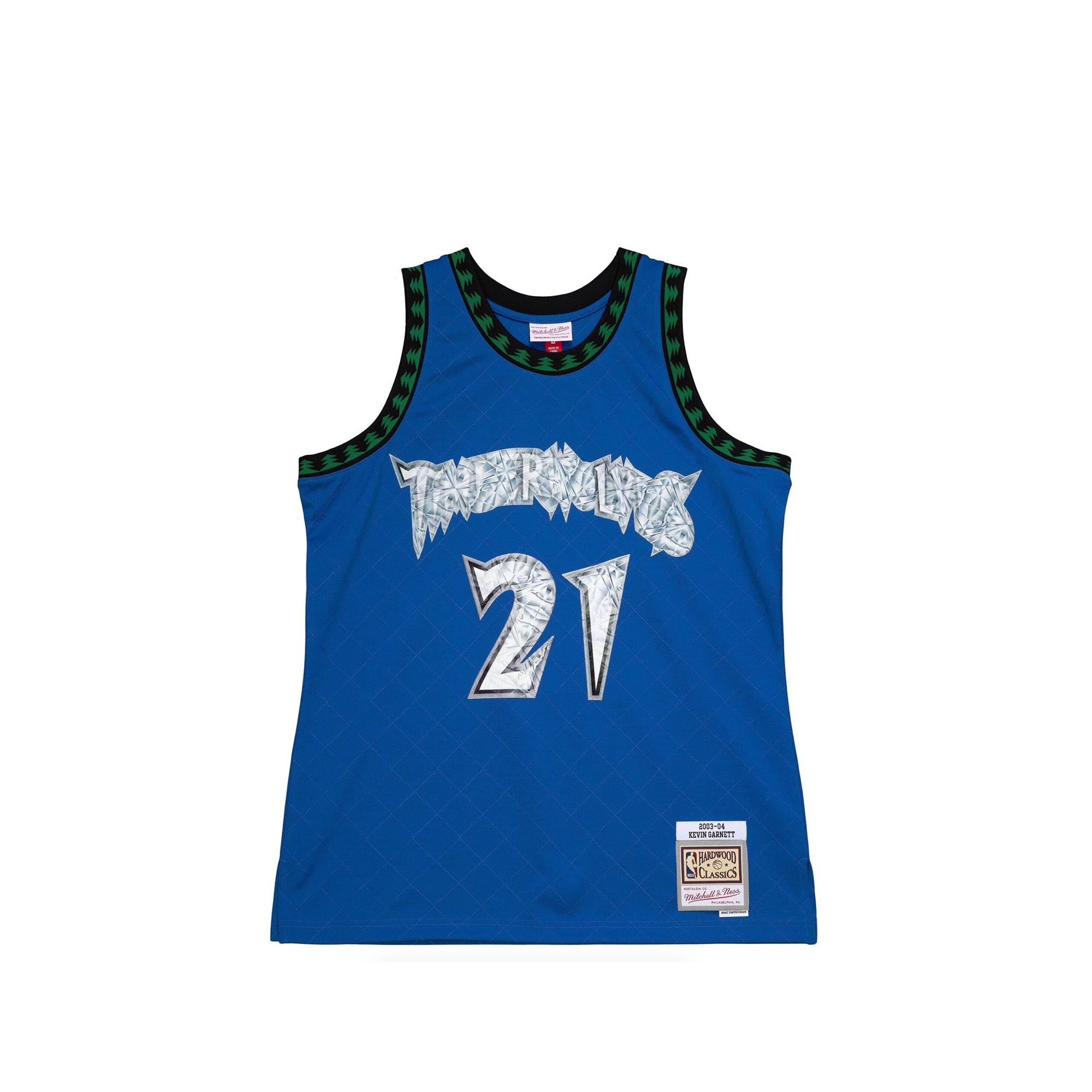 Mitchell & Ness Mens Kevin Garnett 75th Anniversary Minnesota Timerwolves Swingman Jersey