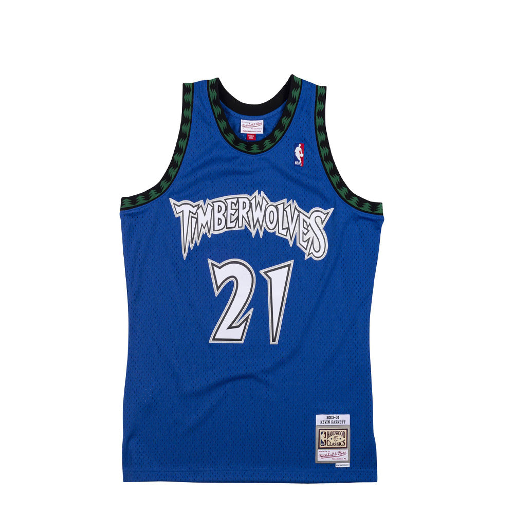Mitchell & Ness Mens NBA Minnesota Timberwolves '03 'Kevin Garnett' Swingman Jersey