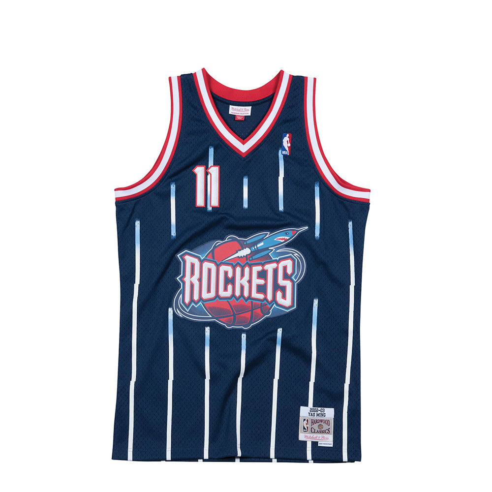 Mitchell & Ness Mens NBA Houston Rockets '02 'Yao Ming' 'Swingman Jersey