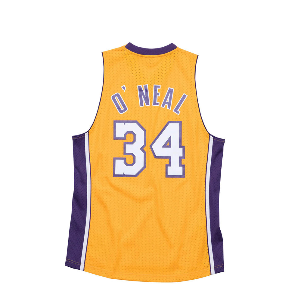 Mitchell & Ness Mens NBA Los Angeles Lakers '99 'Shaquille O'Neal' Swingman Jersey