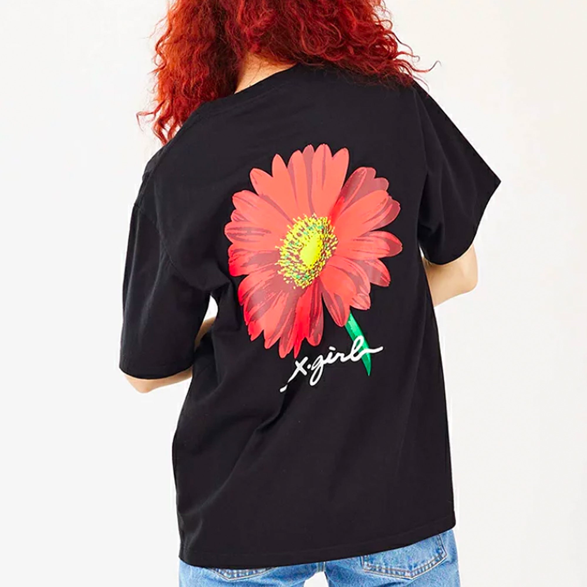 X-Girl Womens Big Flower SS Tee