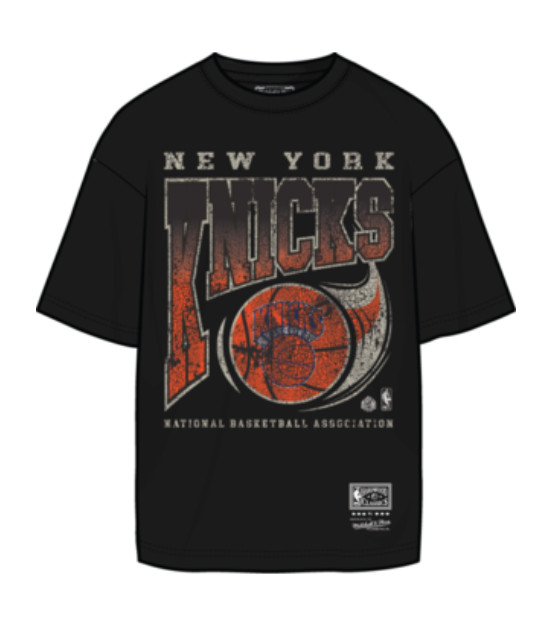 Mitchell & Ness x New York Knicks Mens NBA Ball Out SS Tee