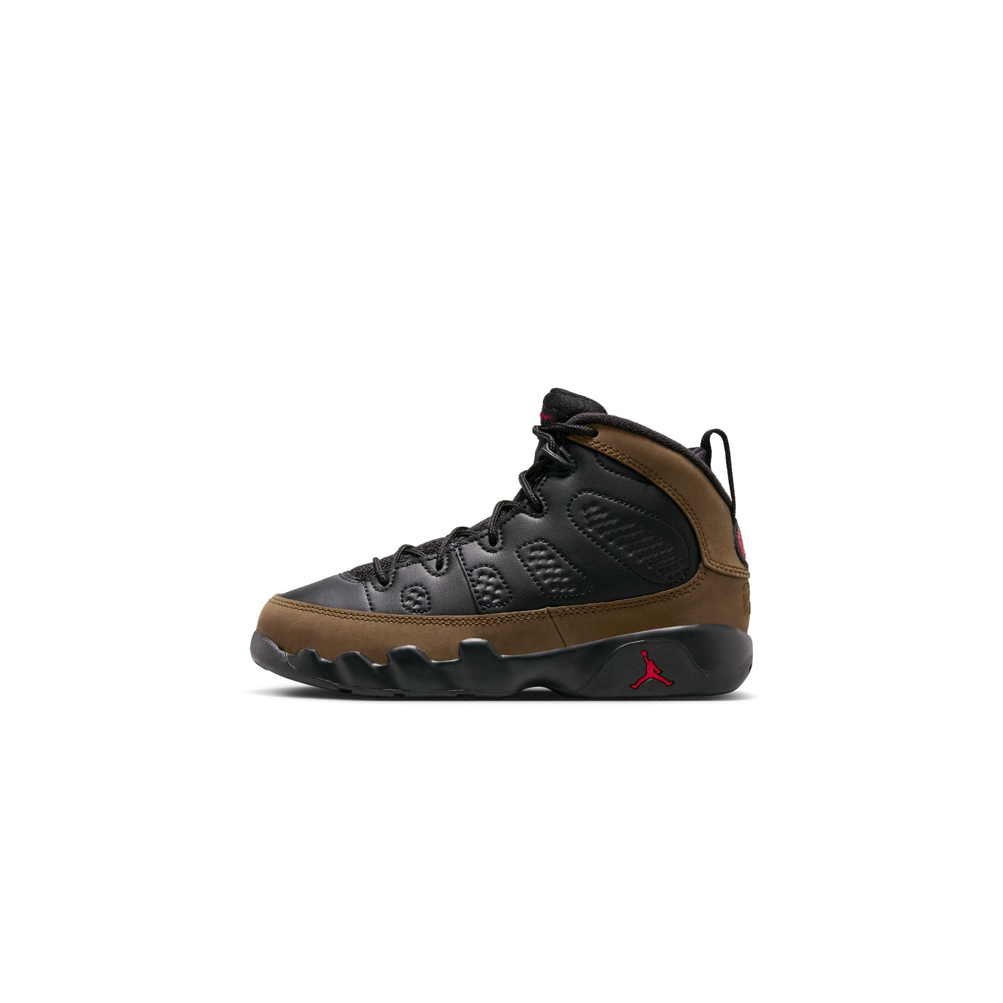 Air Jordan 9 Little Kids Retro "Olive" Shoes