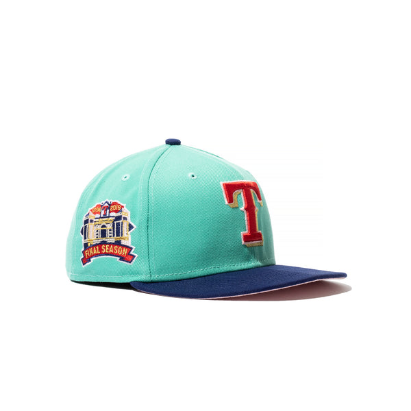 New Era 59Fifty Texas Rangers 2019 Final Season Patch Fitted Hat