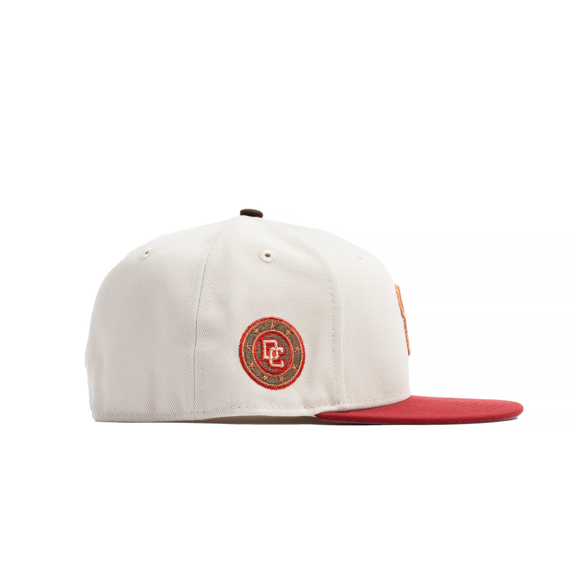 New Era 59fifty Nats Stone Brick Red Fitted Hat