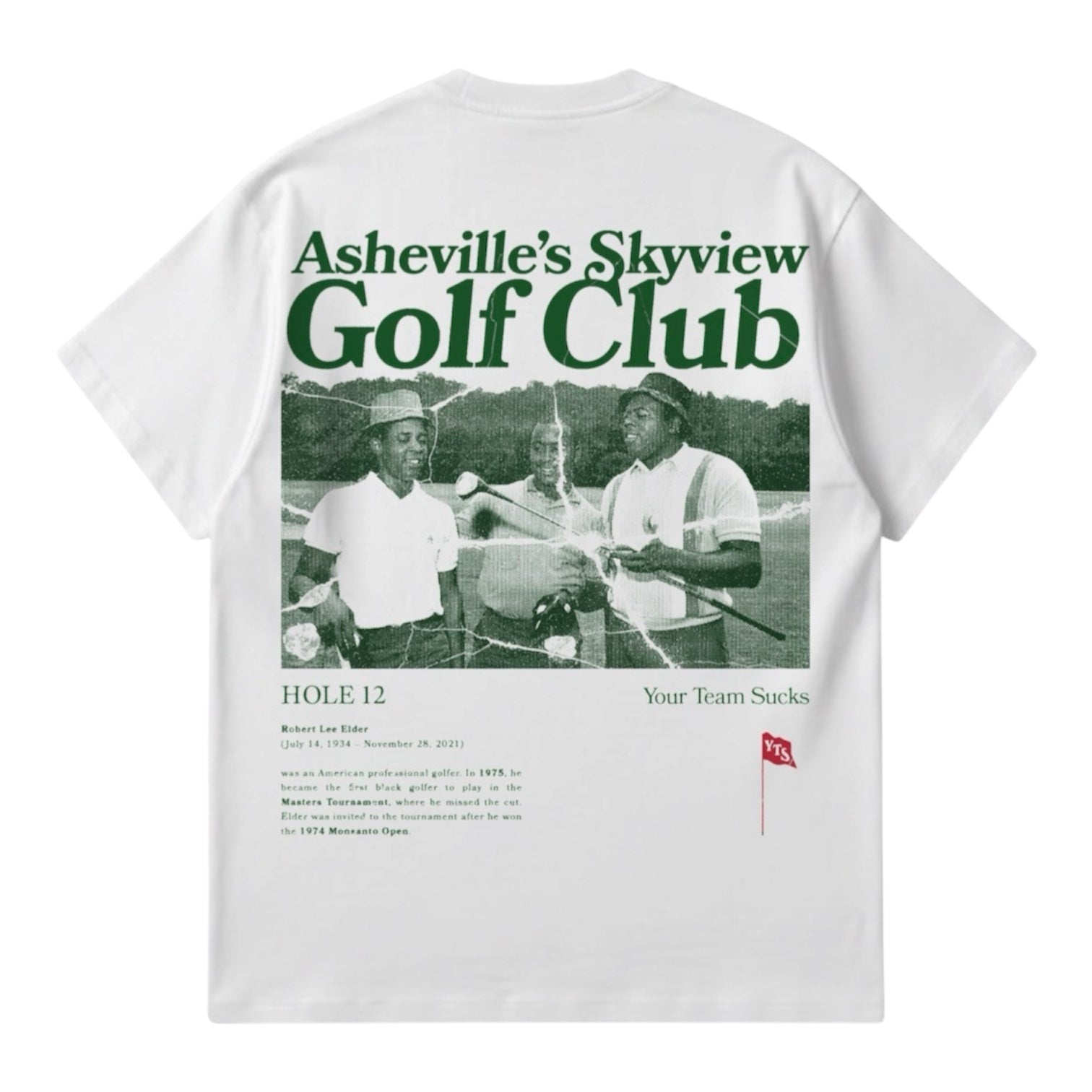 Your Team Sucks Mens Asheville Golf Club Tee