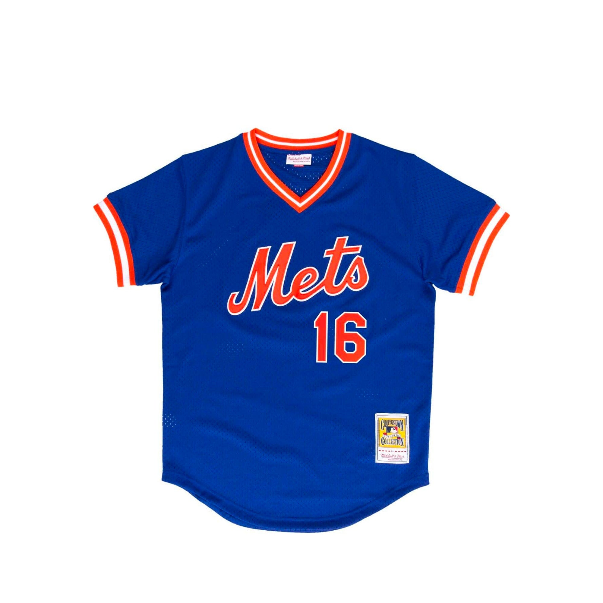 Mitchell & Ness Mens New York Mets Dwight Gooden Authentic BP Jersey