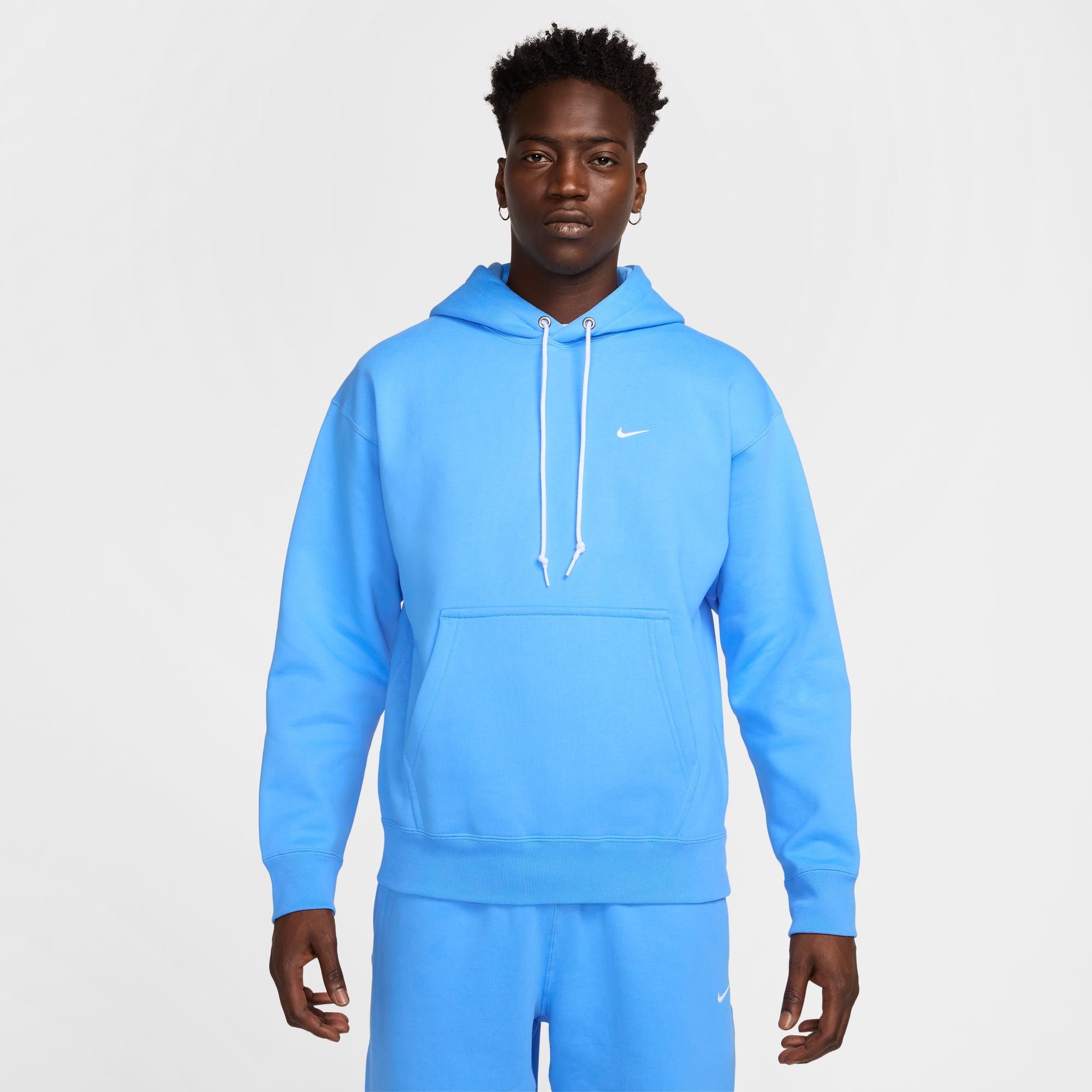 Nike Mens Solo Swoosh Fleece Pullover Hoodie