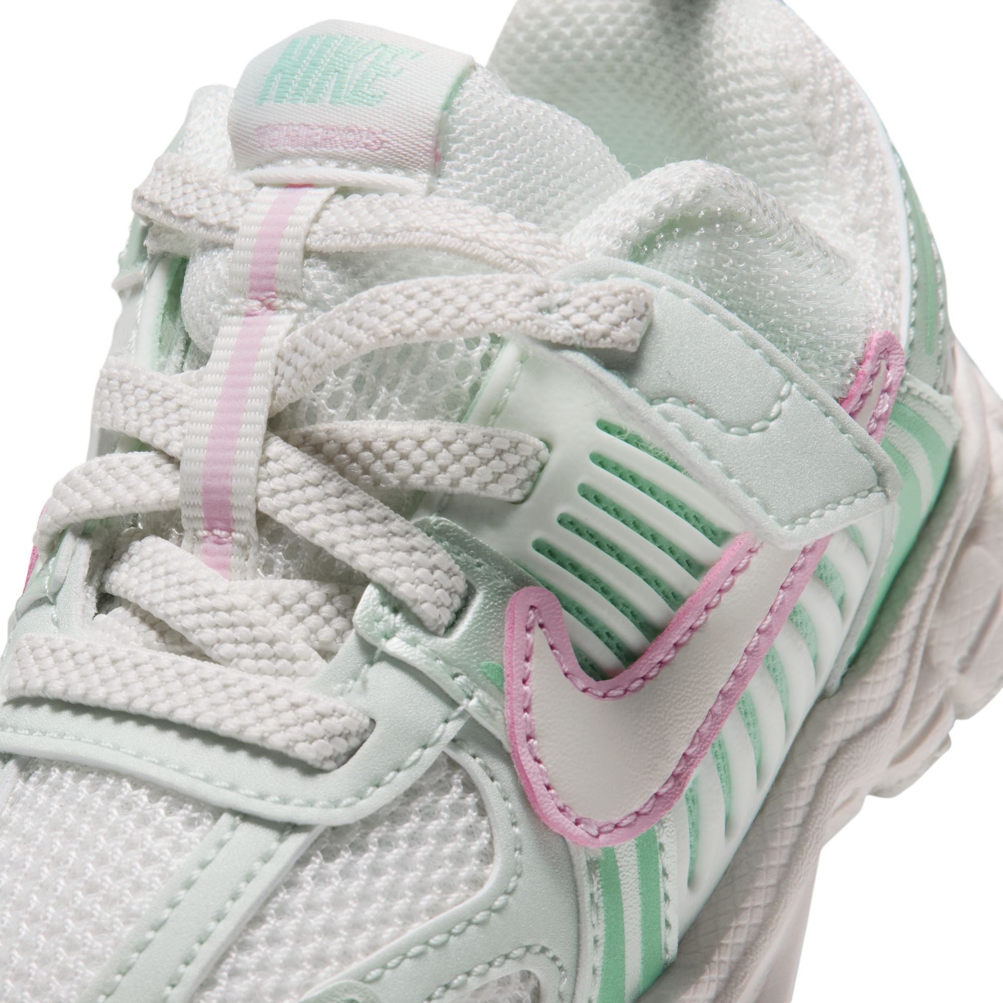 Sail/sail-pink Foam-arctic Green Sneakers on a white background