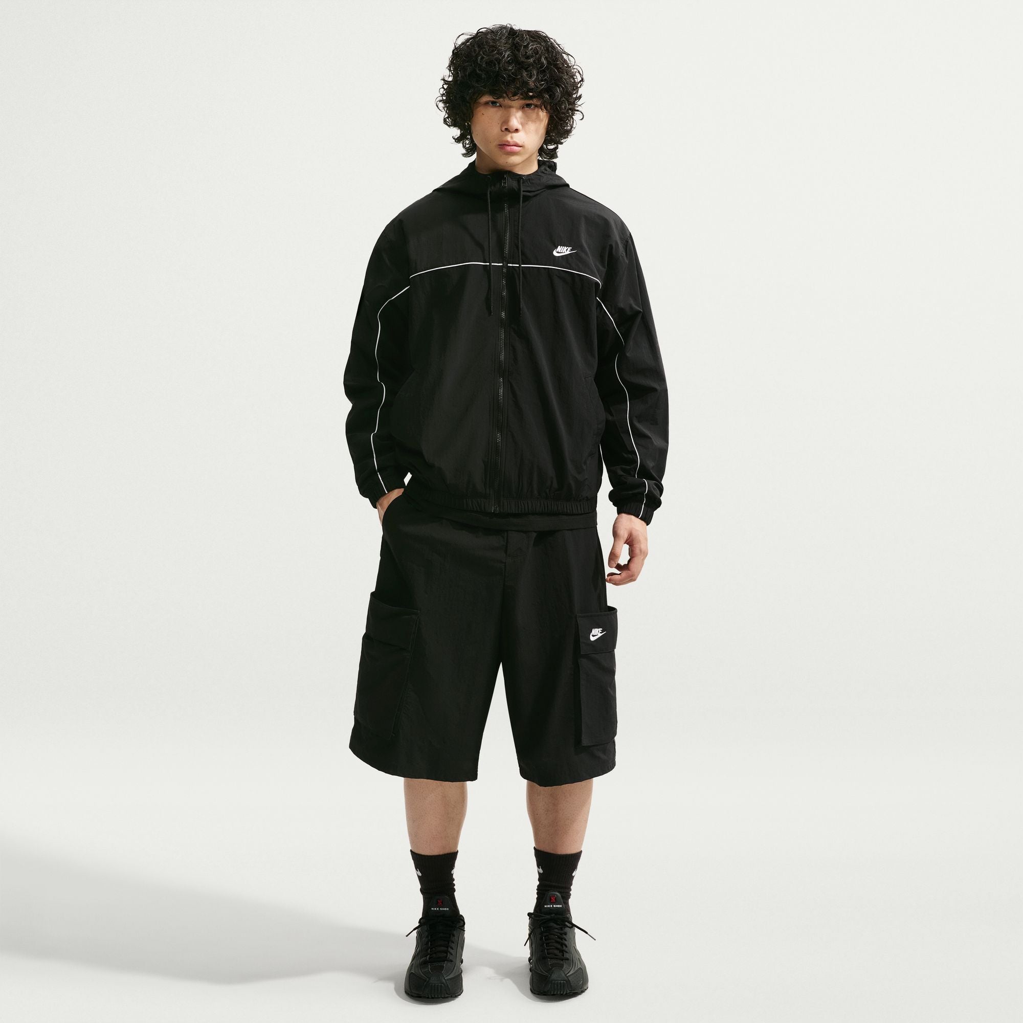 Nike Mens Club Hooded Jacket