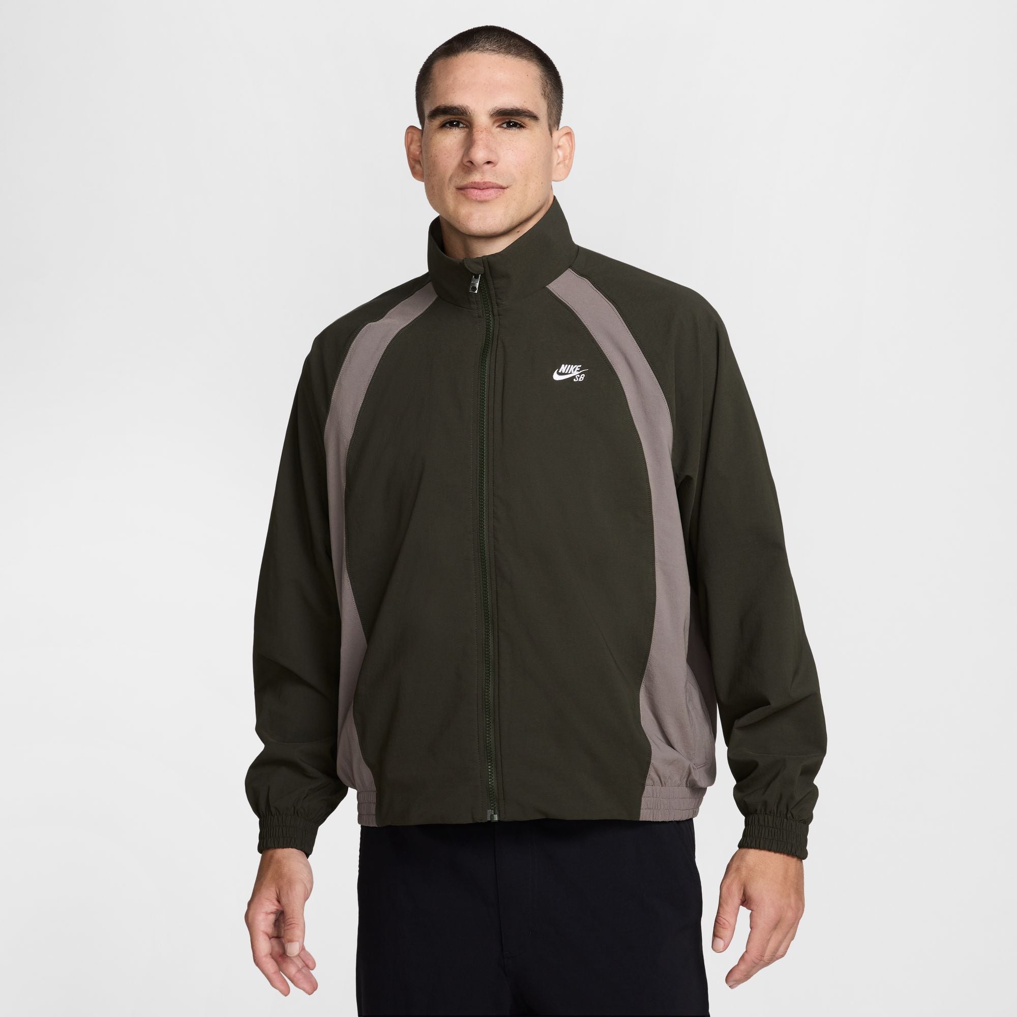 Nike SB Mens Dri-Fit Full-Zip Woven Skate Jacket