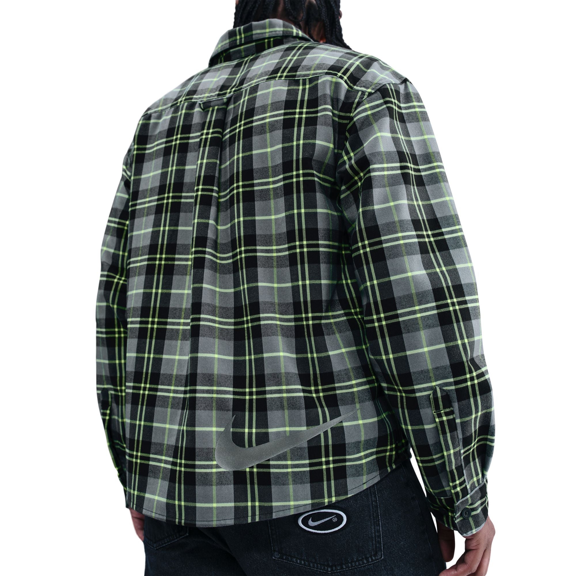 nike flannel shirts & tops