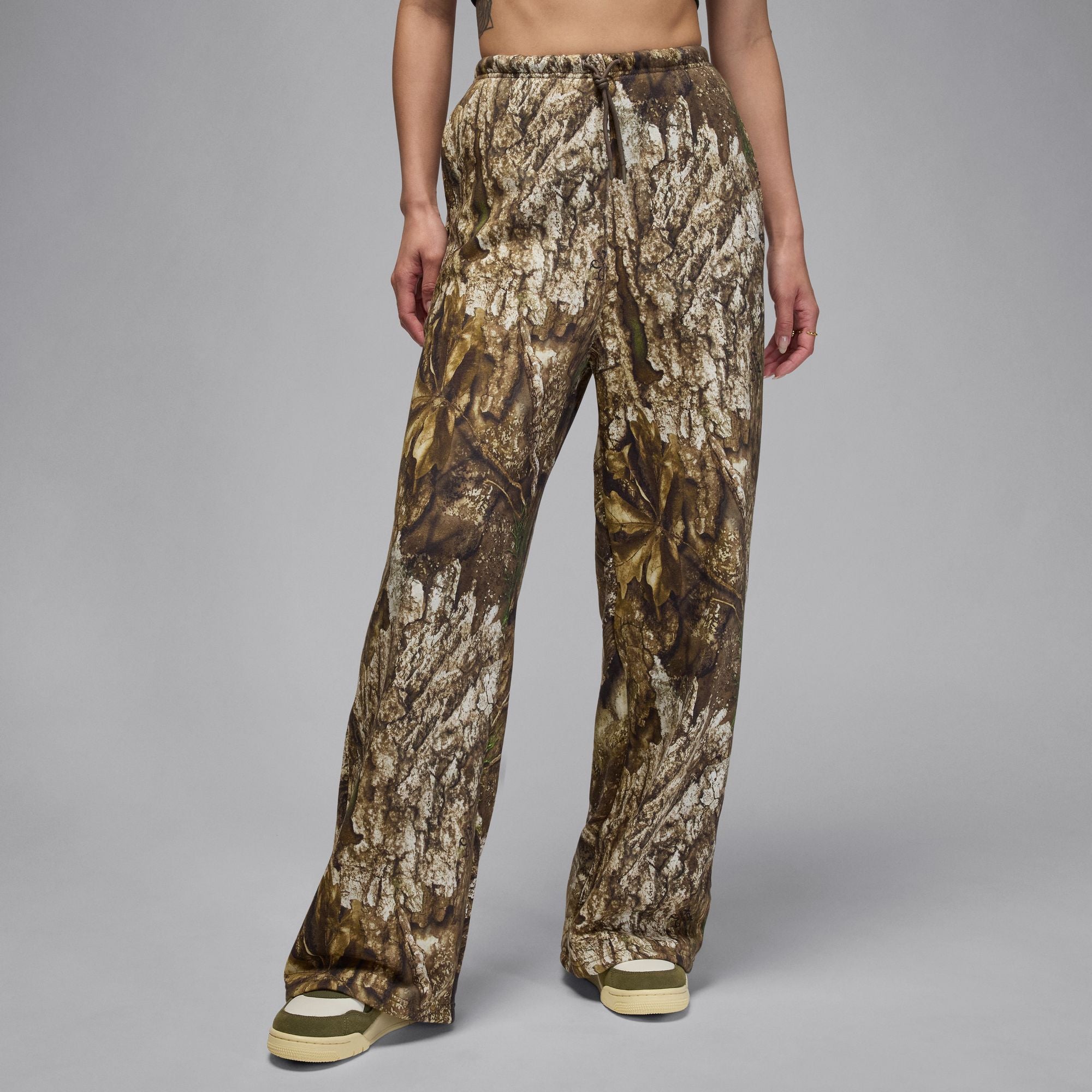 Air Jordan Womens Open-Hem Pants