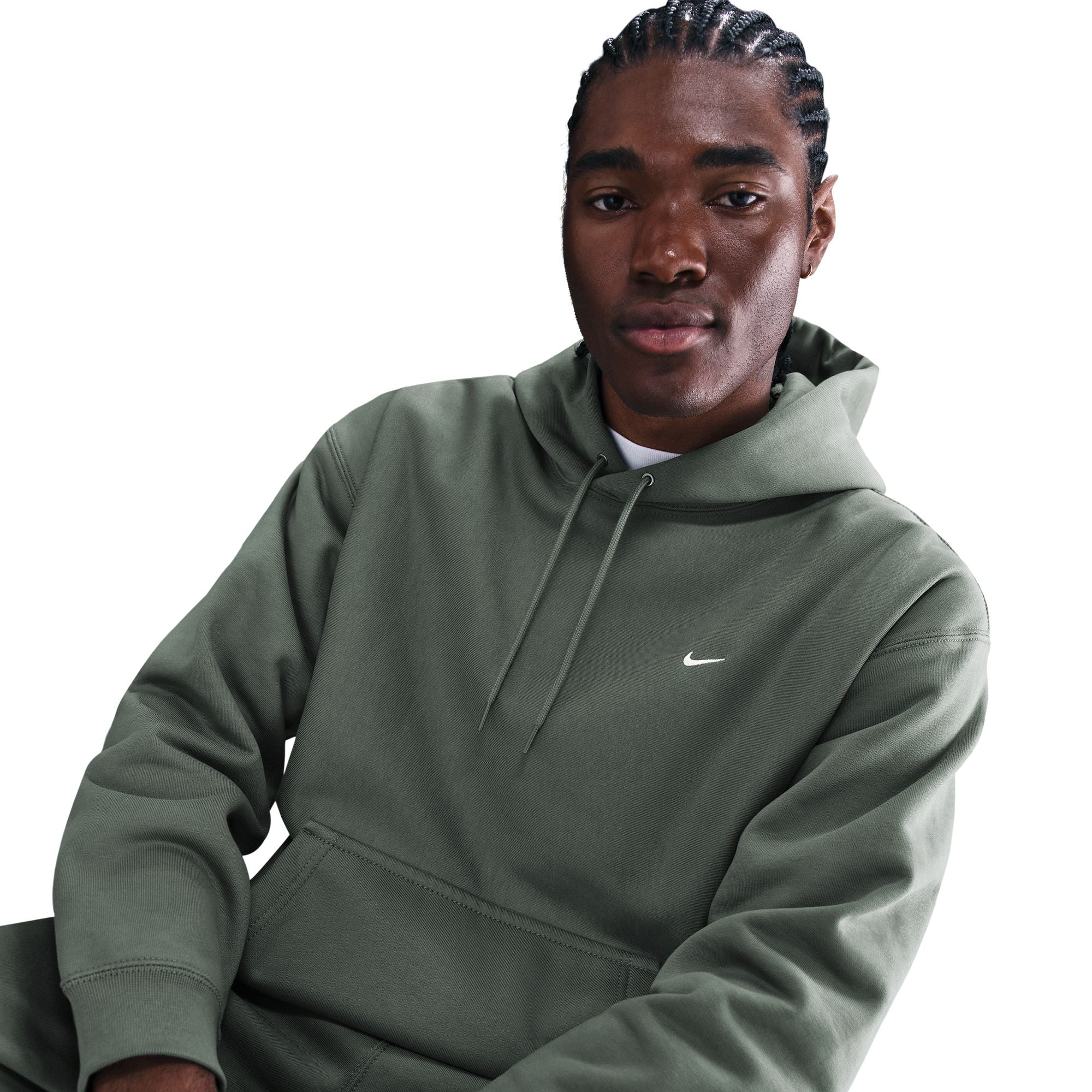 Nike Mens Solo Swoosh Pullover Hoodie