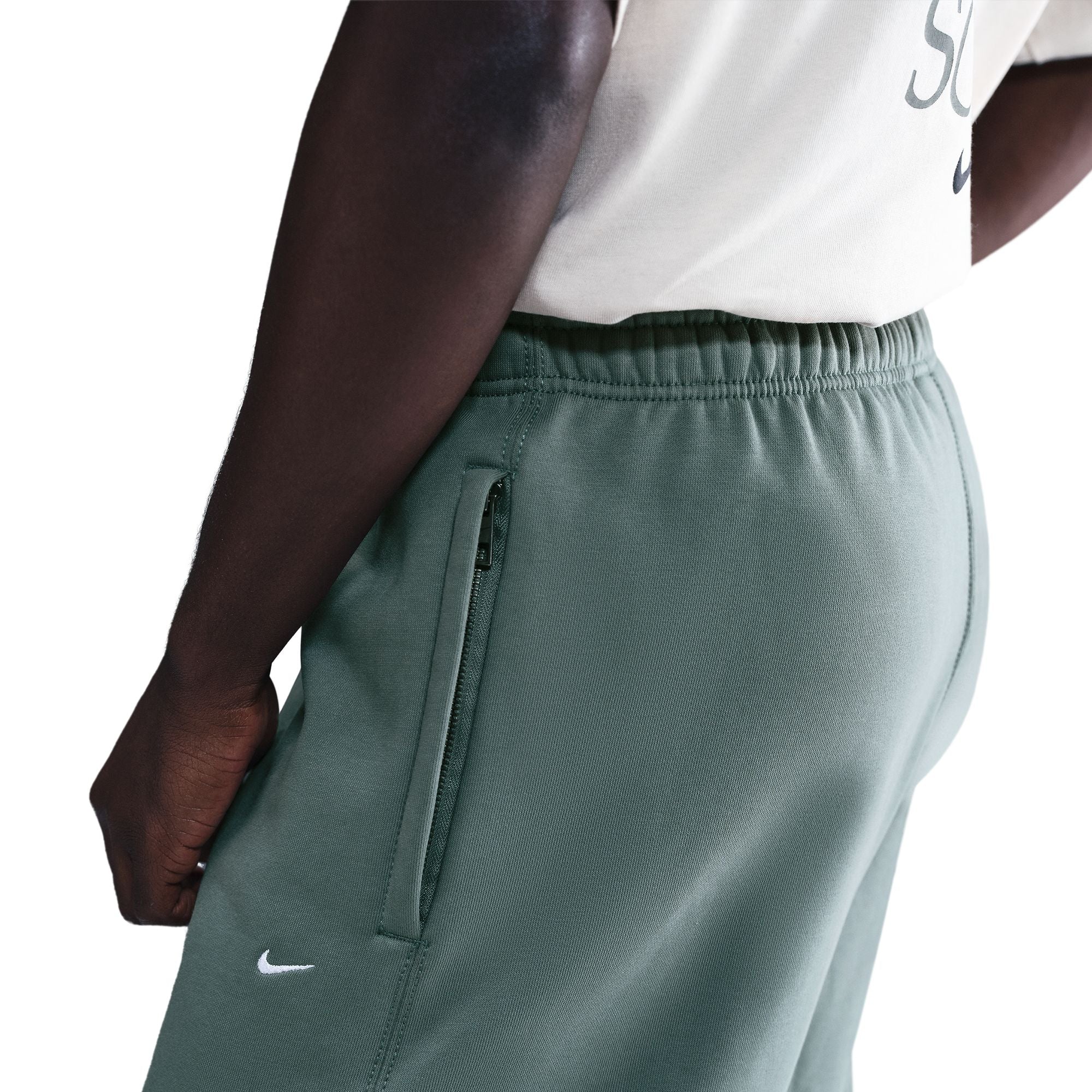 Nike Mens Solo Swoosh Cuffed Fleece Pant