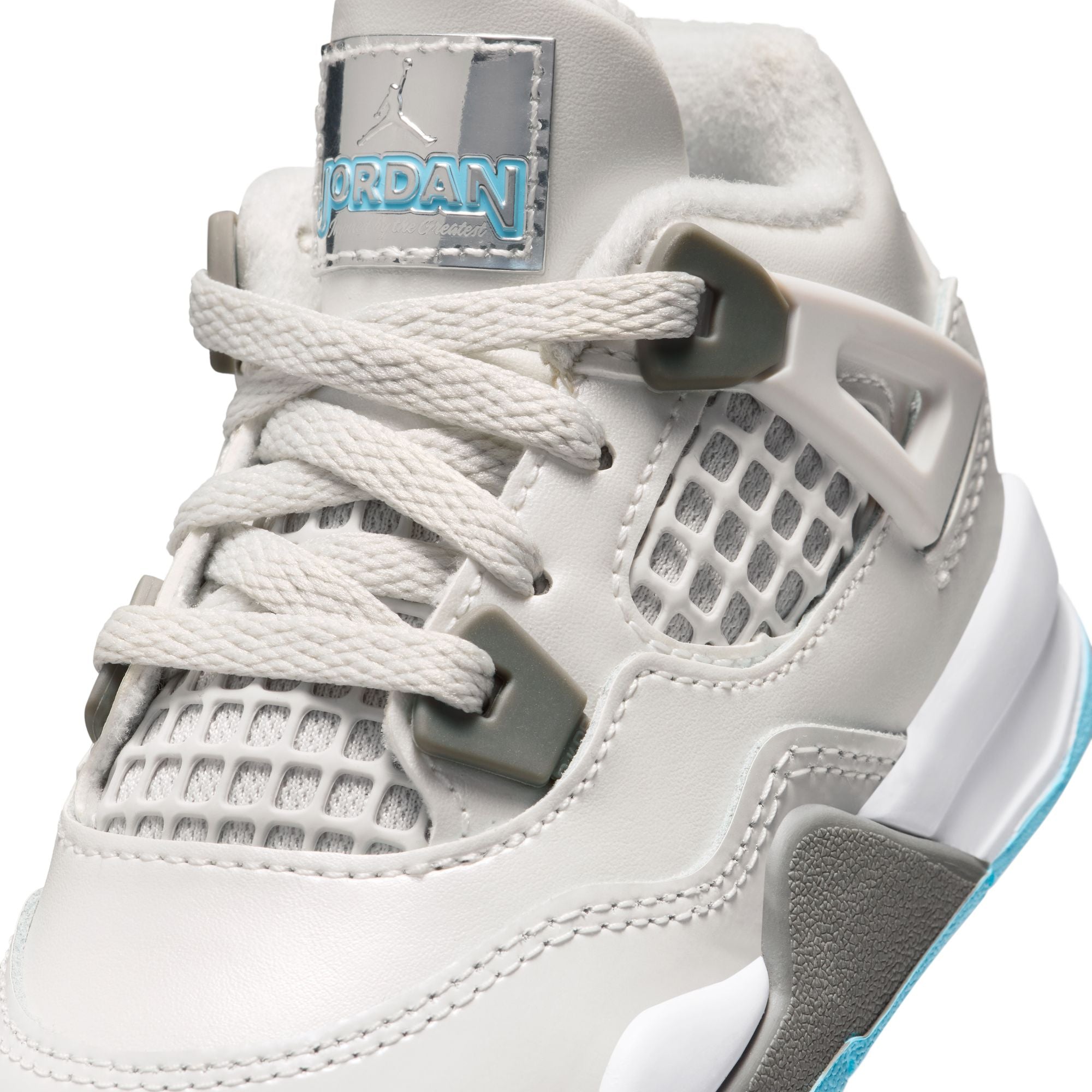 Air Jordan 4 Infants Retro "Blue Chill" Shoes