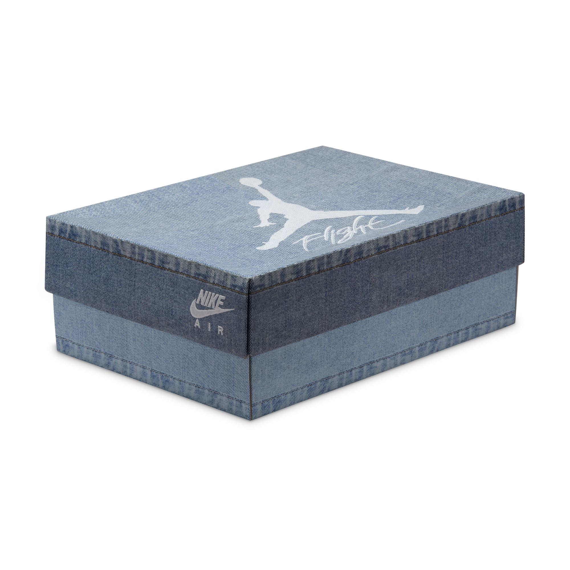 Air Jordan 4 Womens Retro Tex Denim "Worn Blue" Shoes