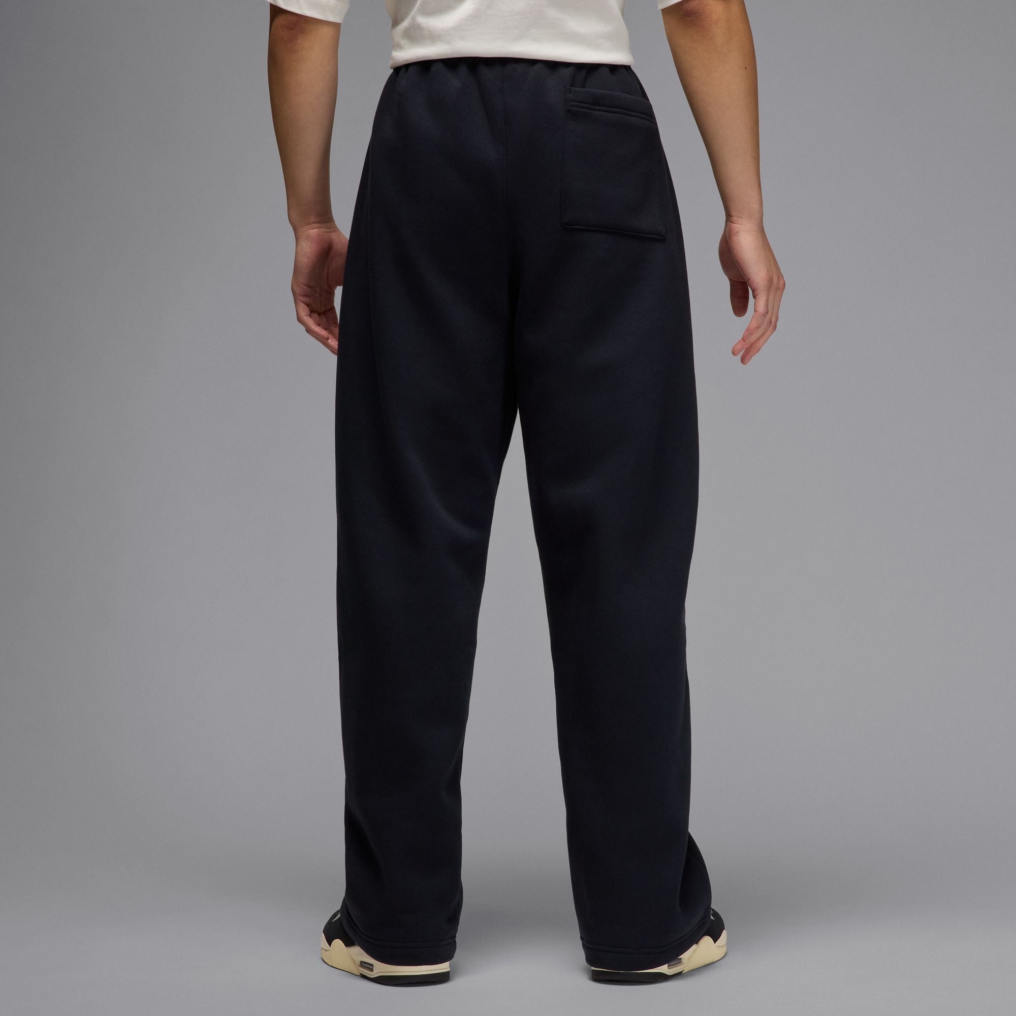 Air Jordan Mens Oversized Open-Hem Pants