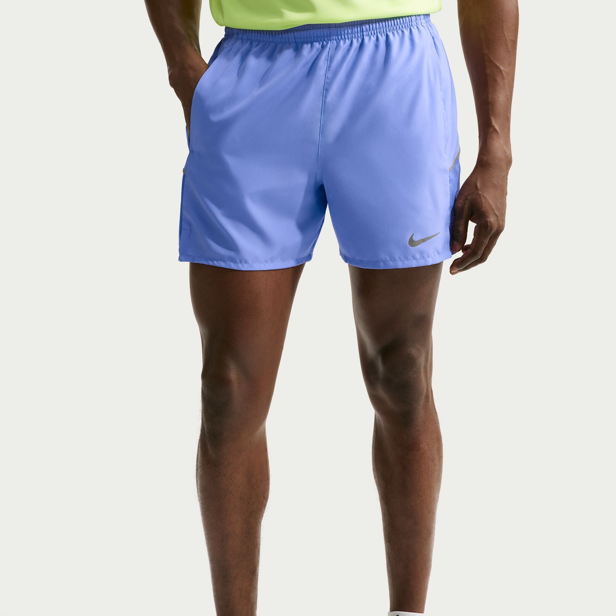 Nike Mens Miler Dri-Fit 5" Brief-Lined Running Shorts