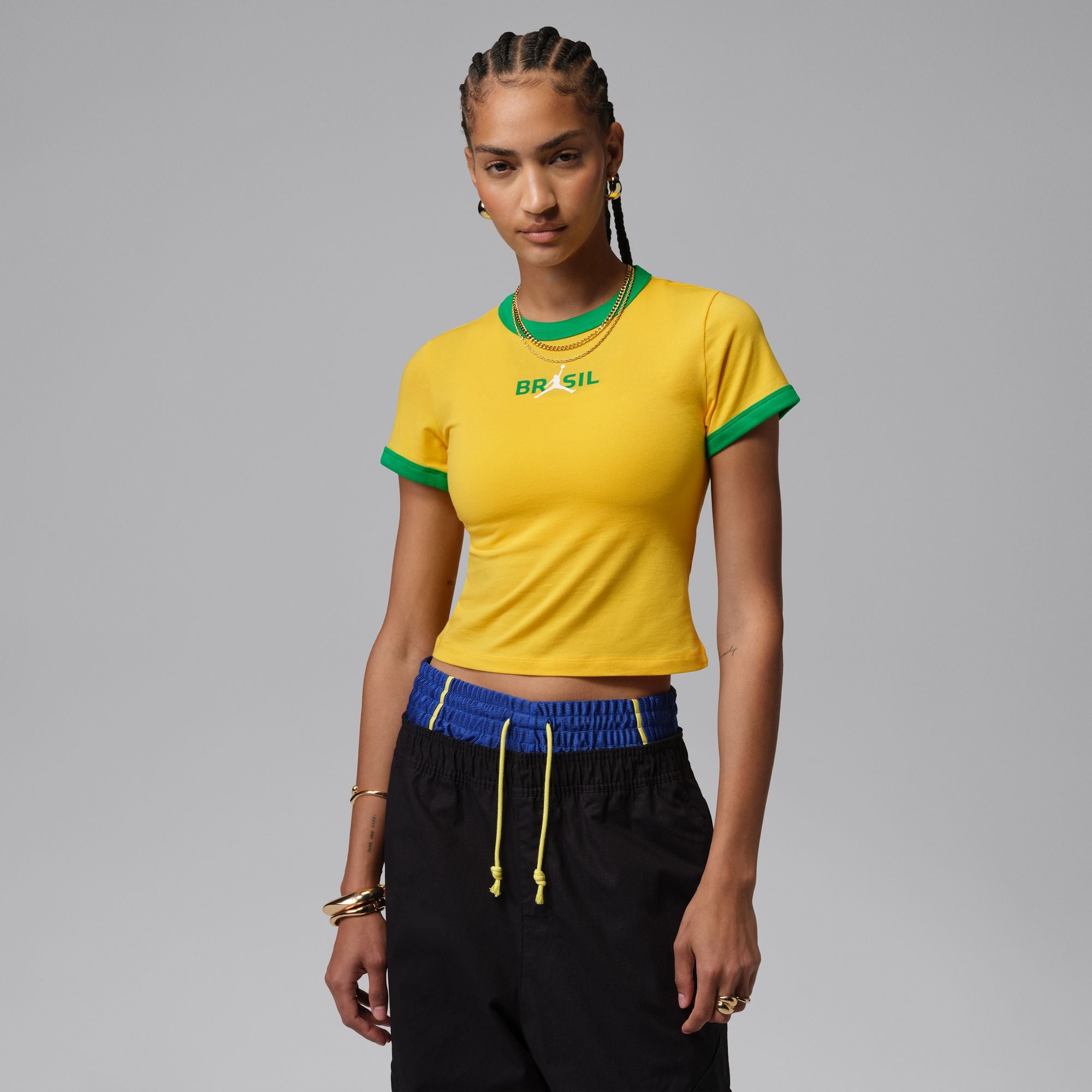 Air Jordan Womens Graphic Brazil Crewneck Shirt