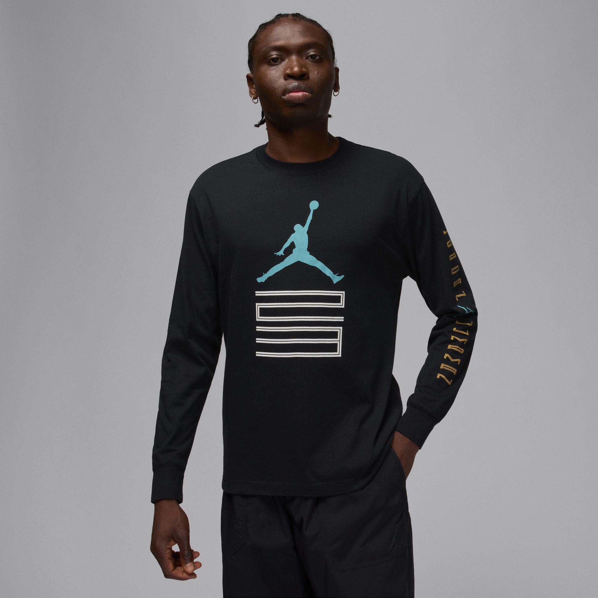 Air Jordan Mens AJ11 Graphic Longsleeve Shirt