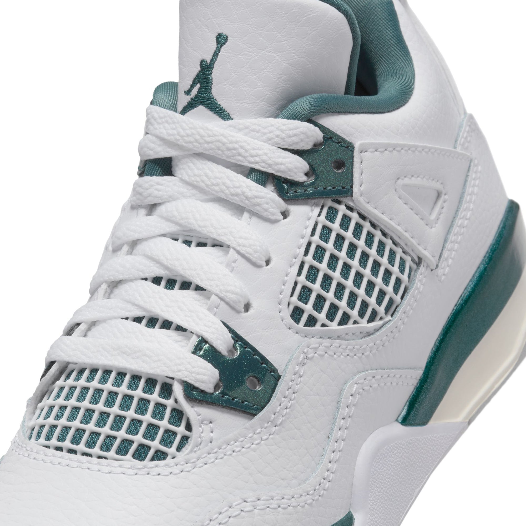 Air Jordan 4 Kids Retro "Oxidized Green" Shoes