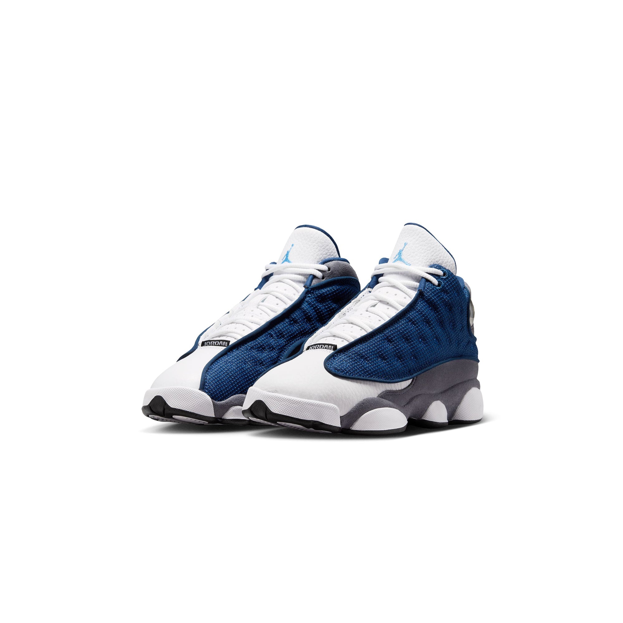 Navy/University Blue-flint Grey-white Sneakers n a white background