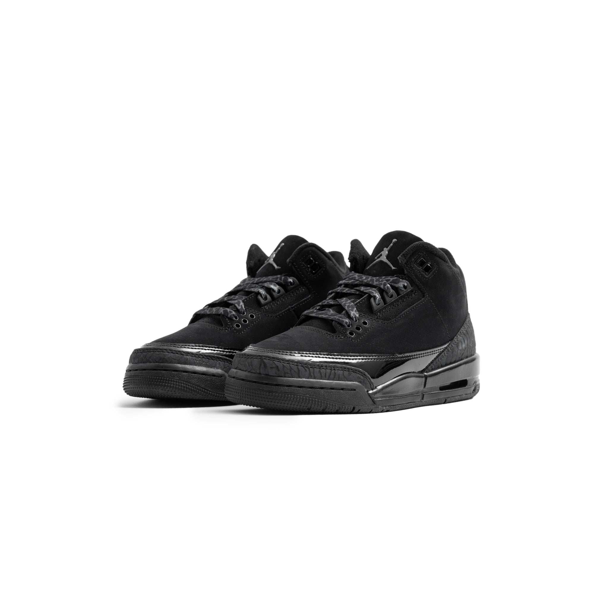 Air Jordan 3 Kids Retro "Black Cat" Shoes